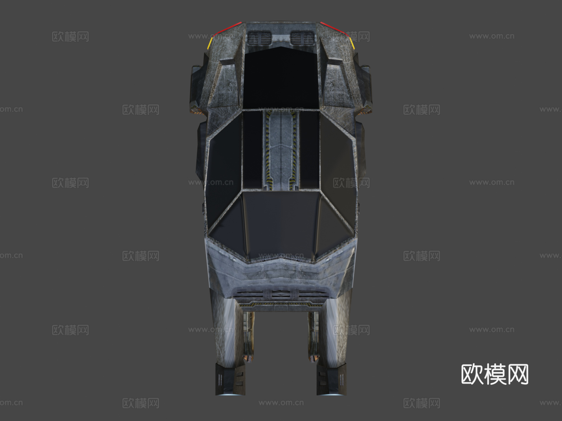 赛博朋克异世界警察拦截器su模型