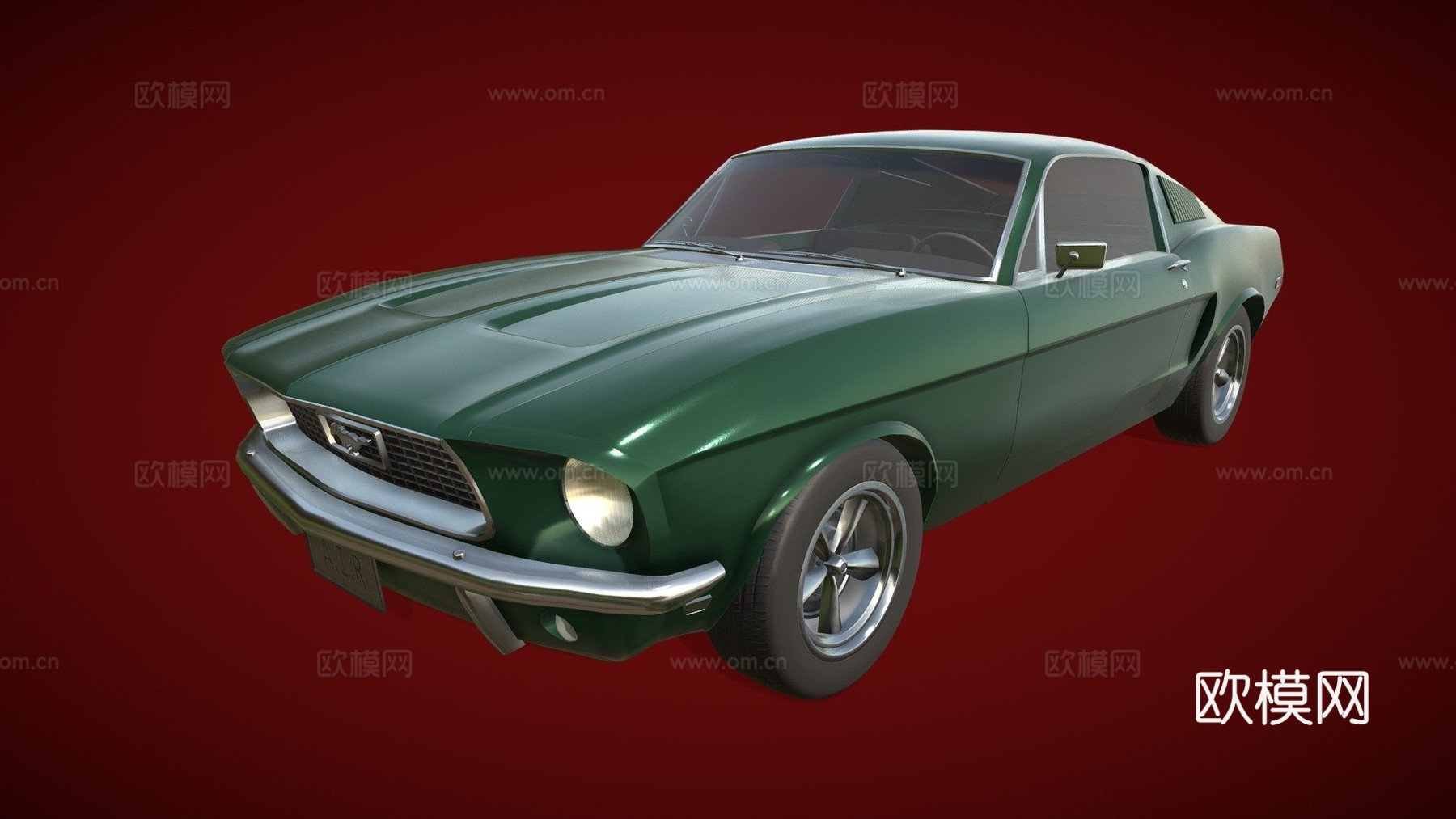 福特野马1968su模型