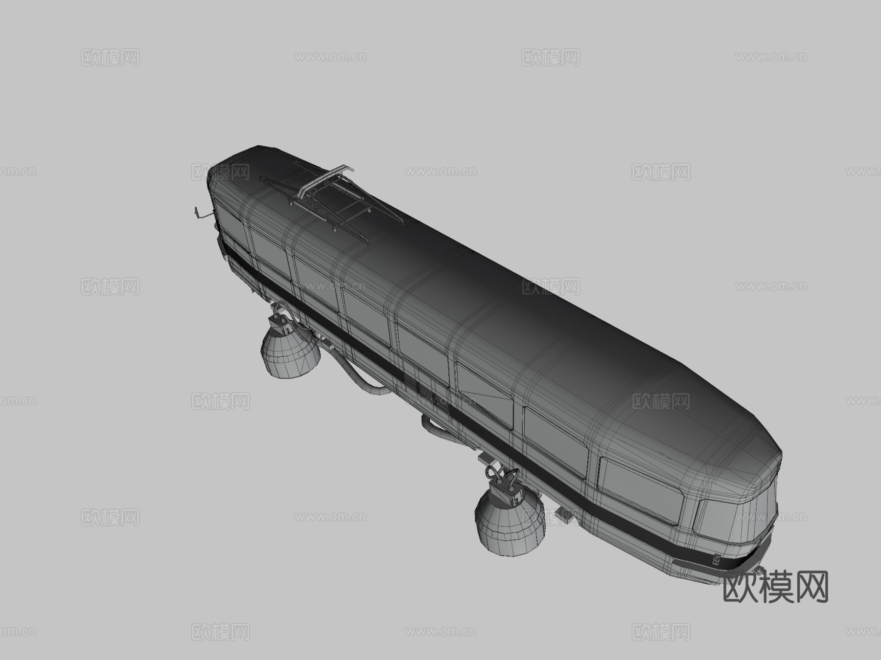 悬浮电车塔特拉T3su模型