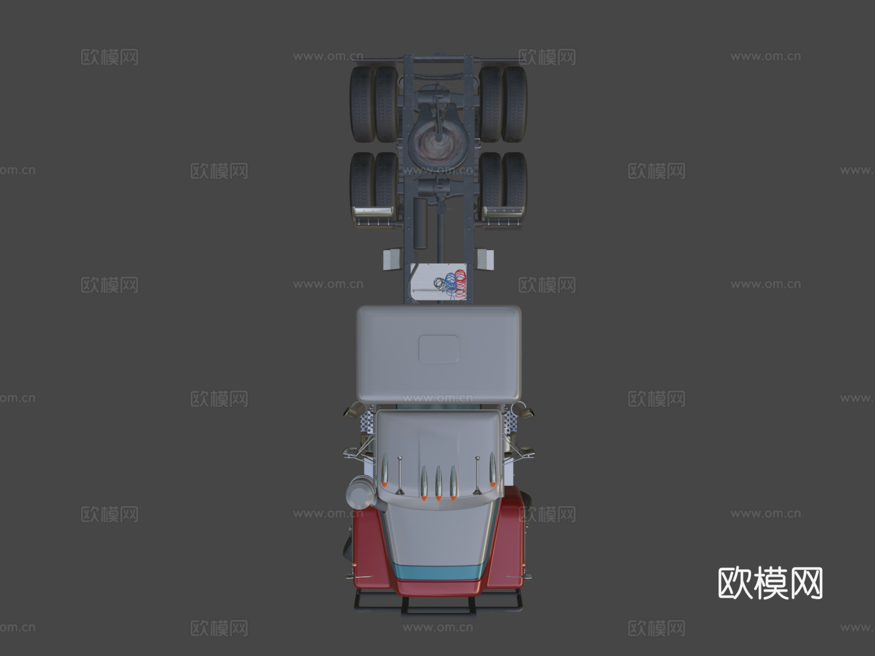 通用美国半挂卡车su模型