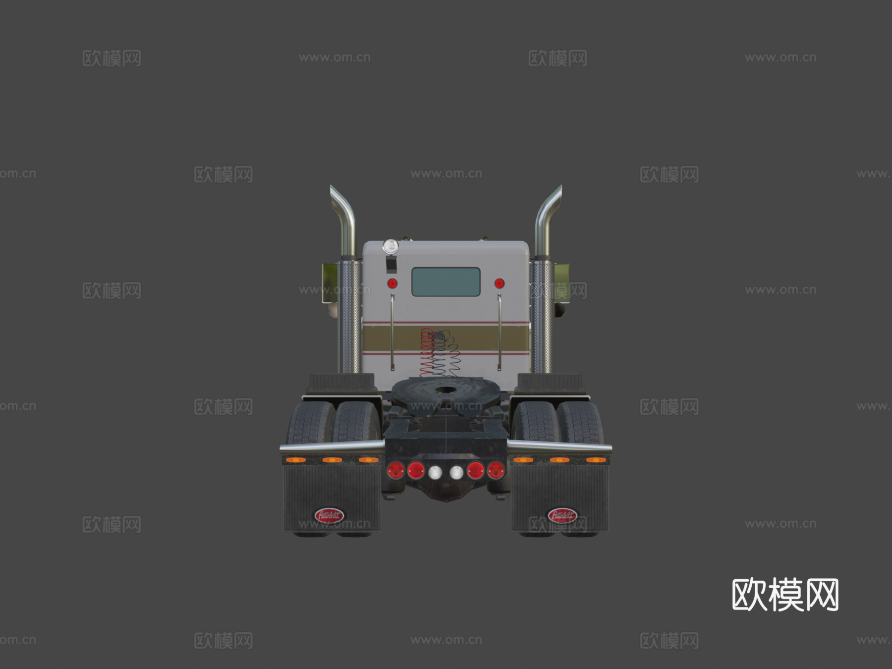 彼得比尔特289半挂卡车su模型