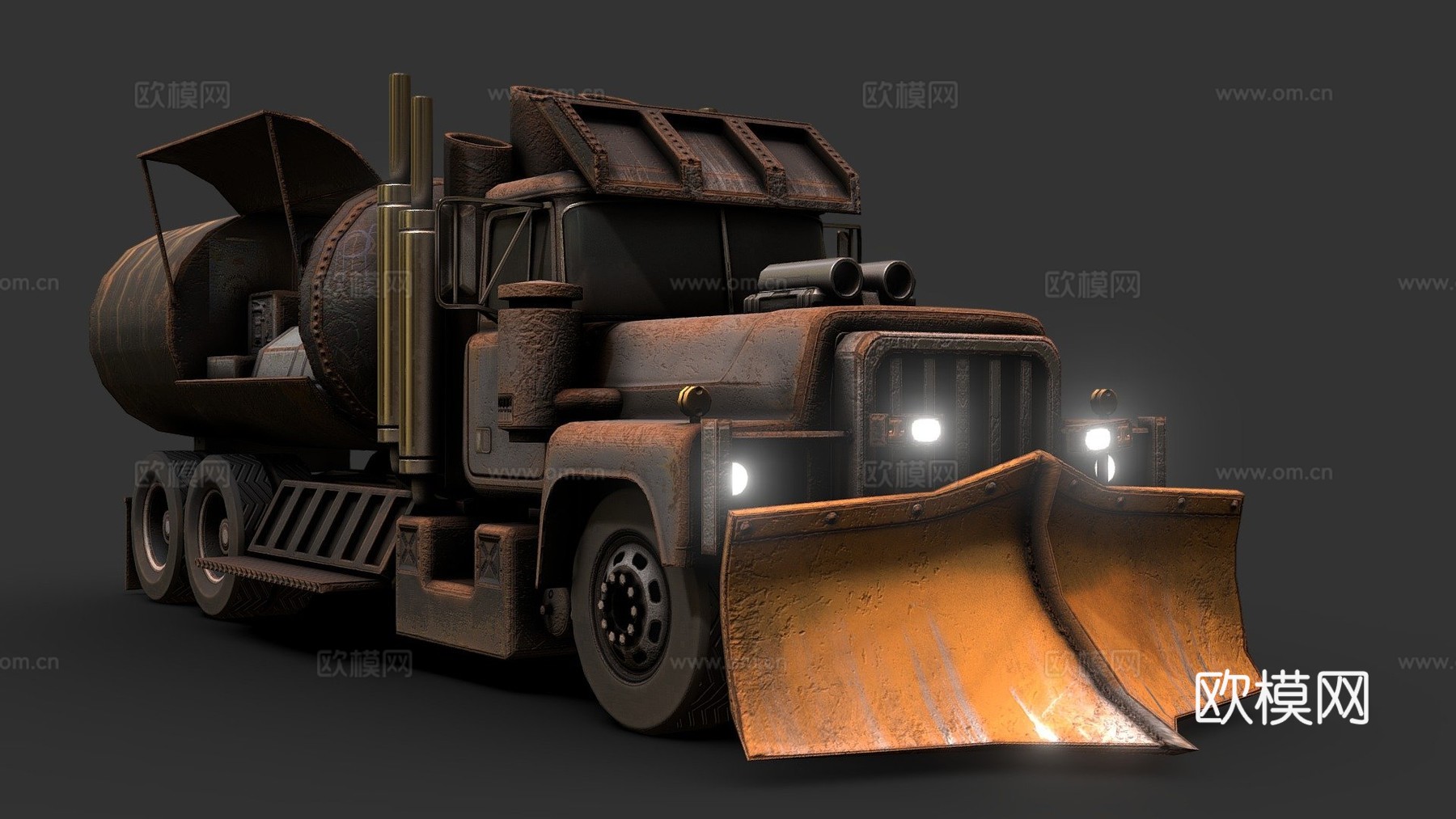 后末日 厨房卡车su模型