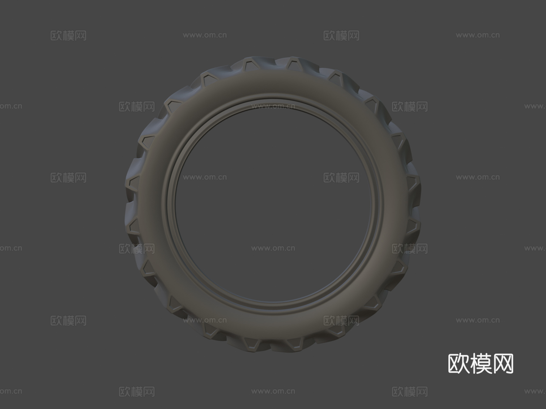 拖拉机轮胎su模型