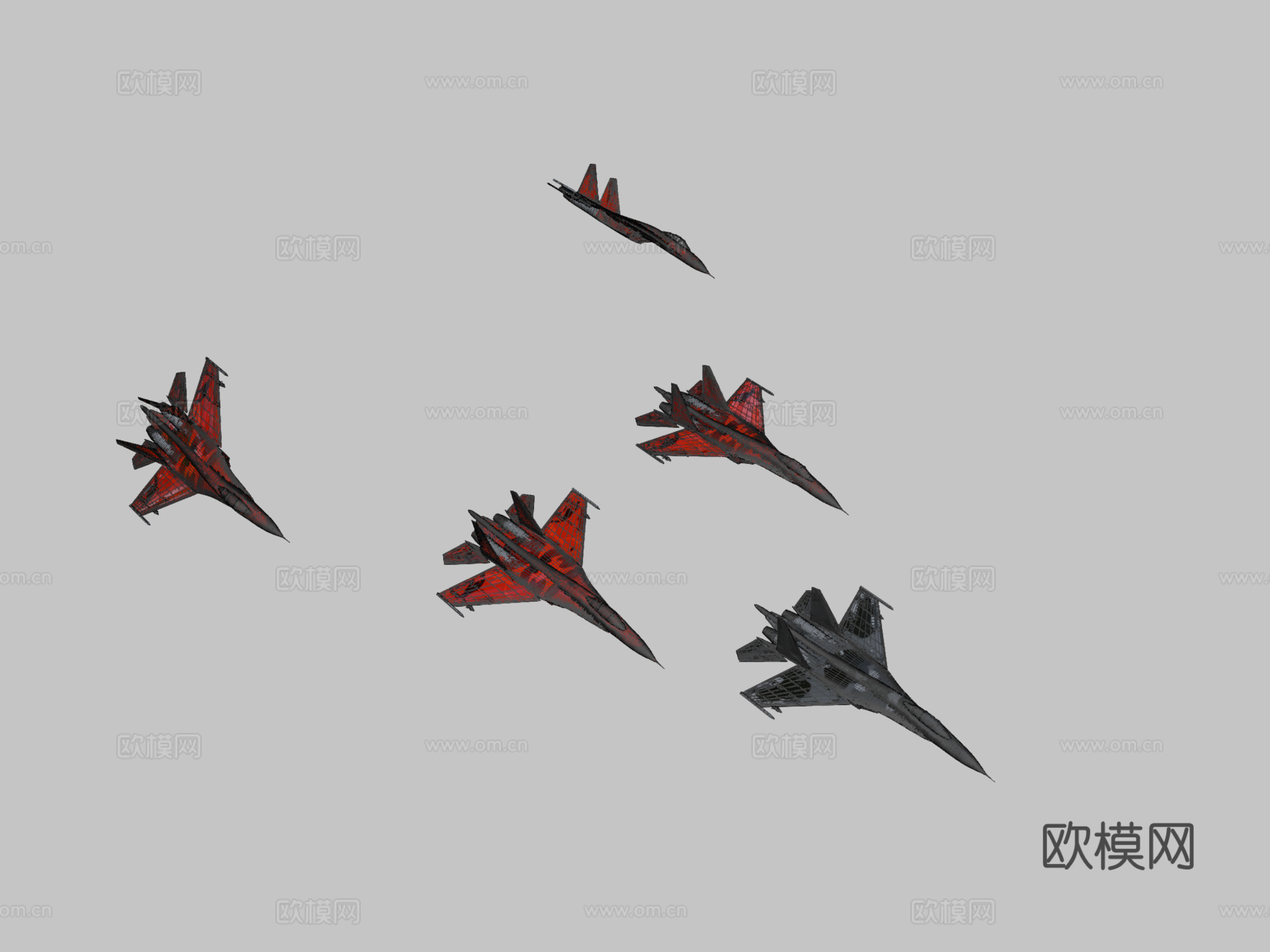 苏霍伊苏27侧卫su模型