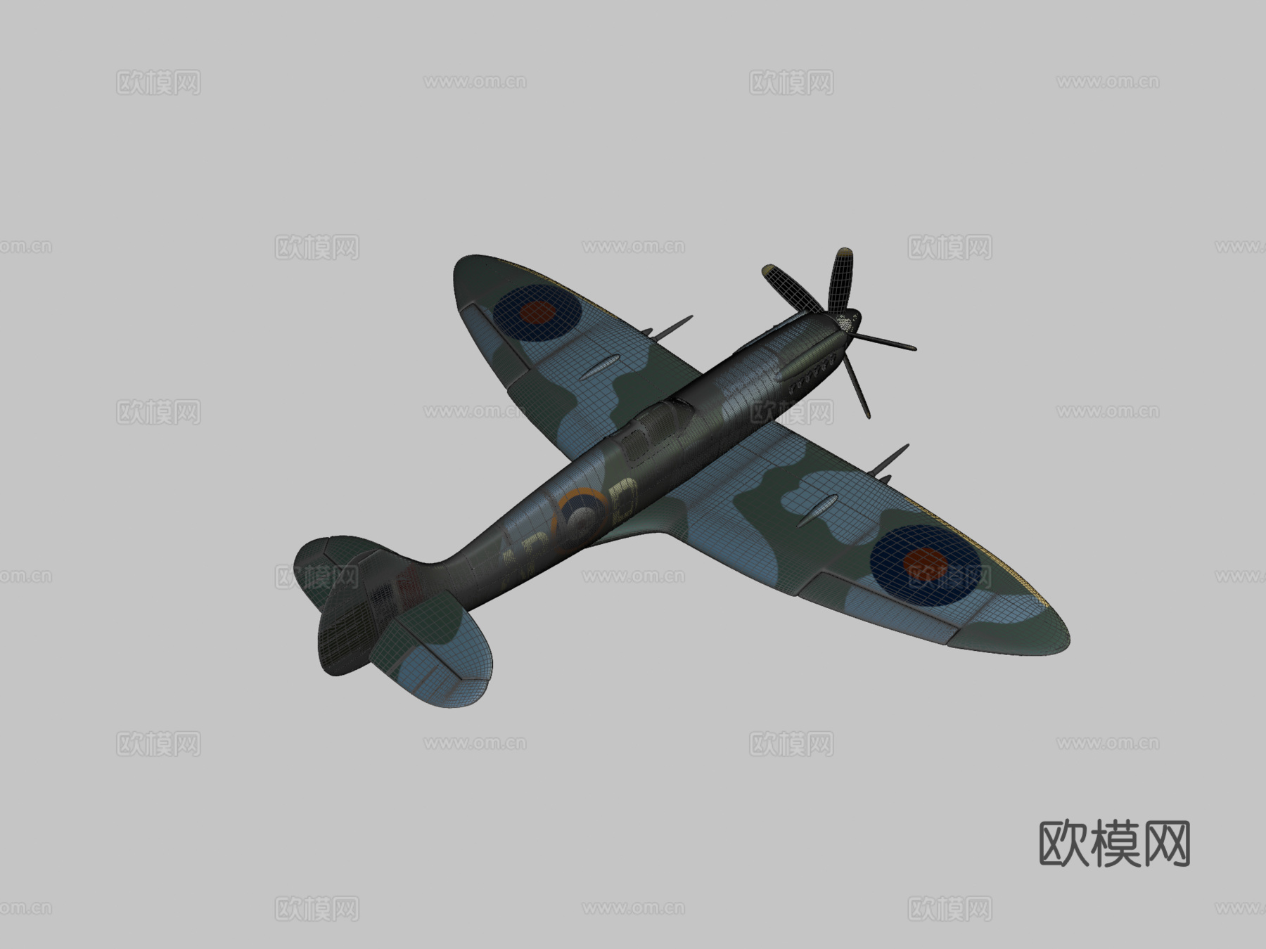 超级马林喷火Mk XIVsu模型