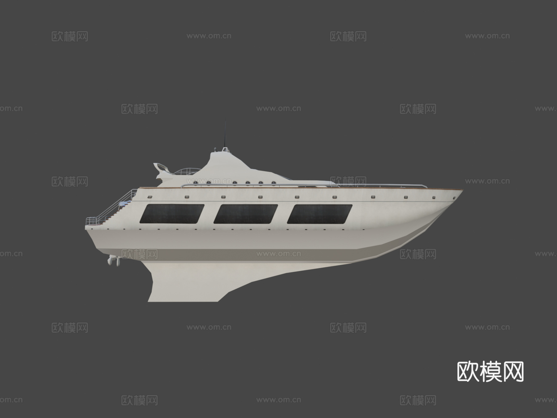 游艇su模型