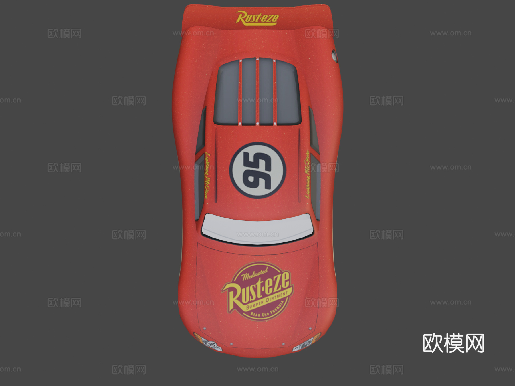 闪电麦昆 赛车欧拉玛su模型