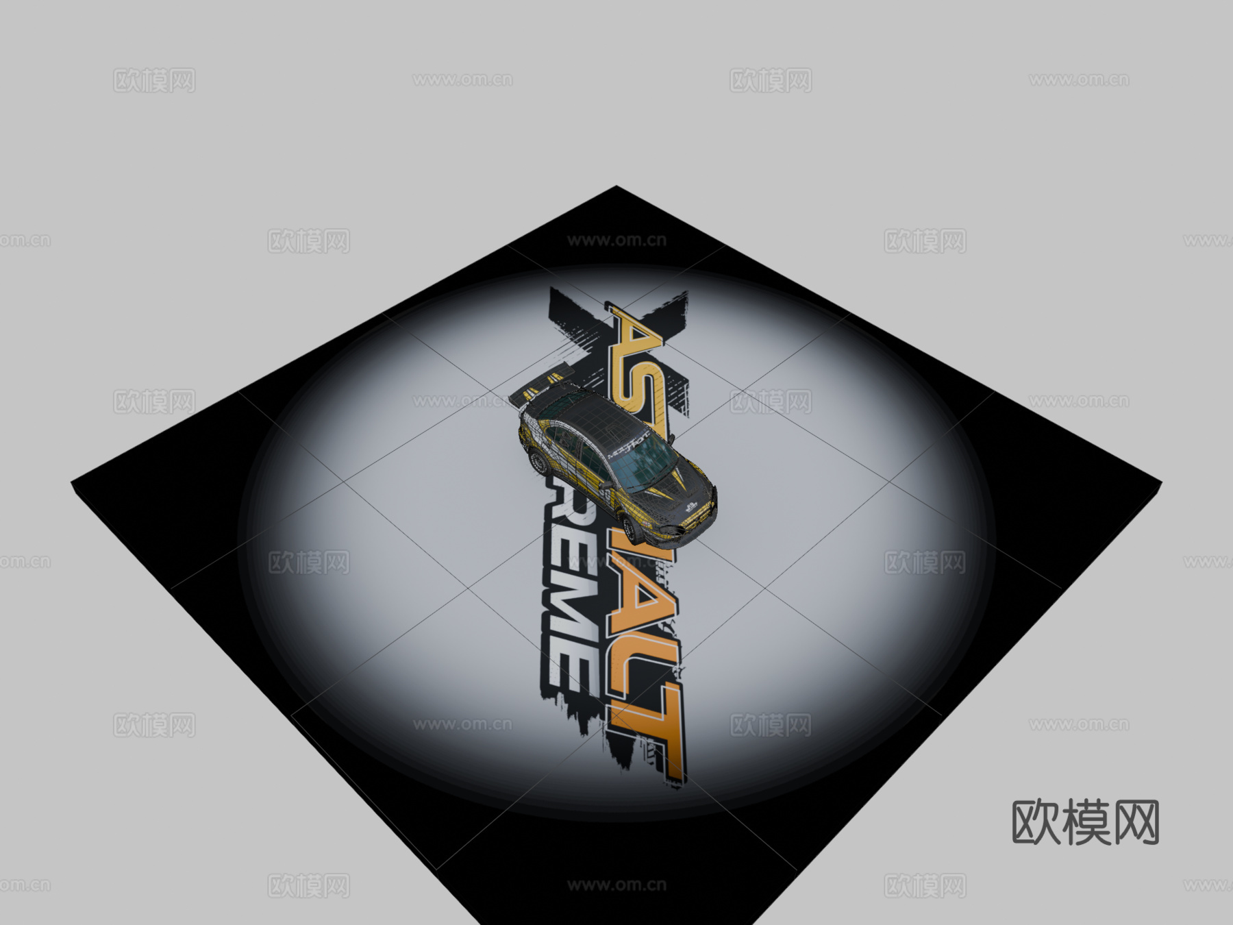 三菱蓝瑟翼豪陆神Xsu模型