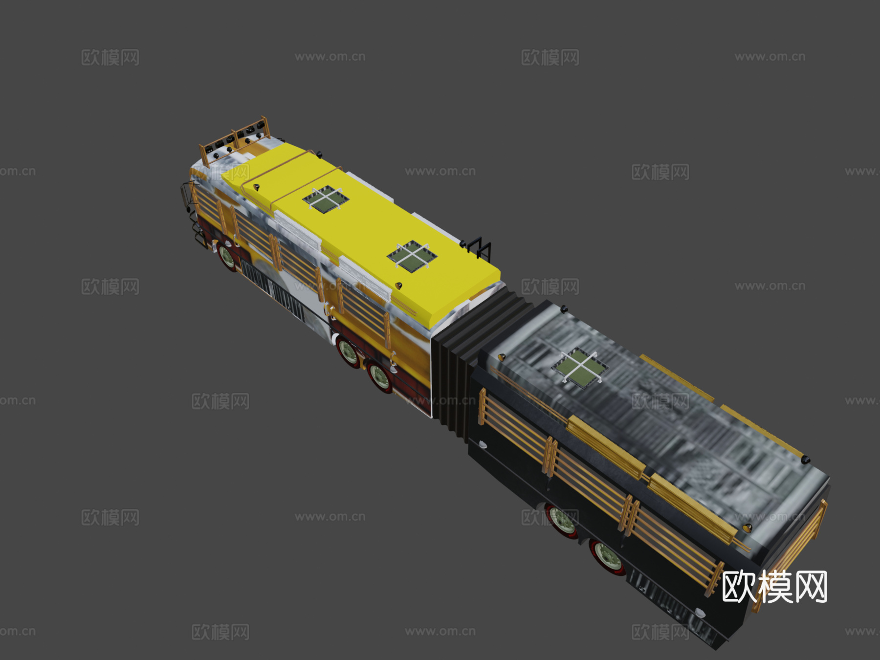 侏罗纪公园II Fleetwood RV原型su模型