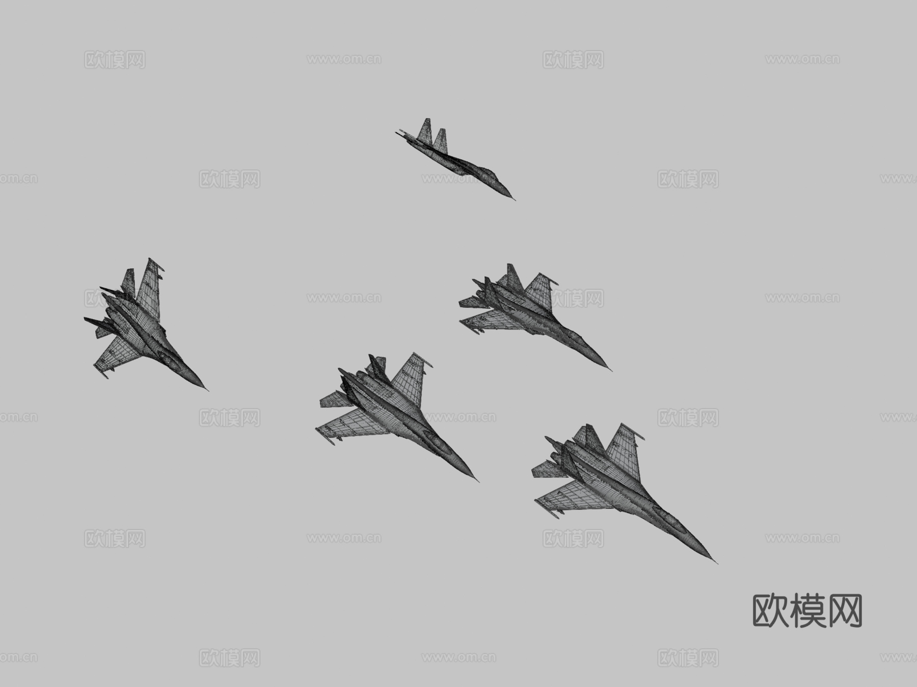 苏霍伊苏27侧卫su模型