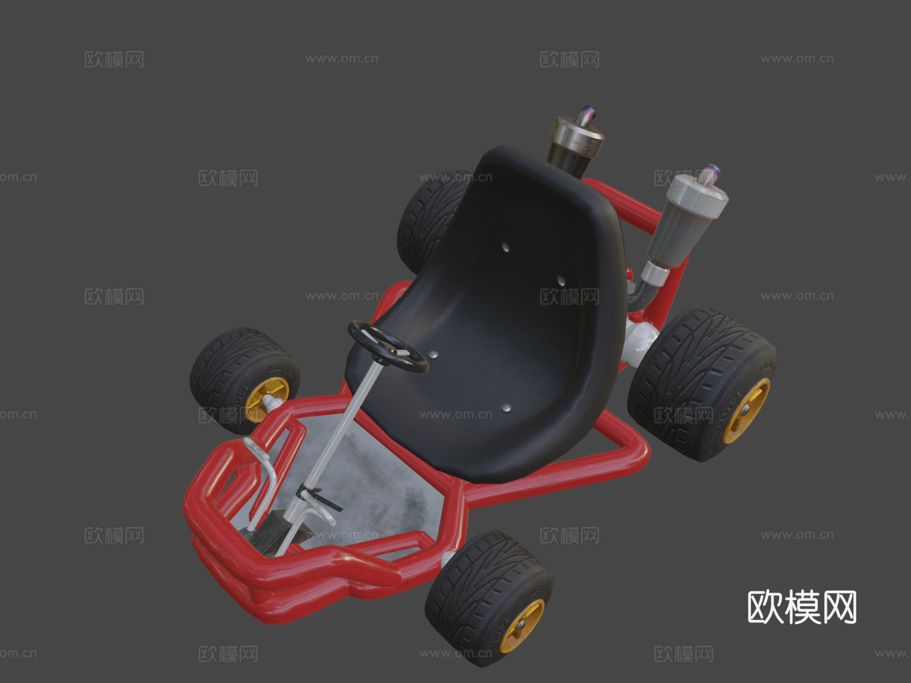 马里奥赛车64管道框架su模型