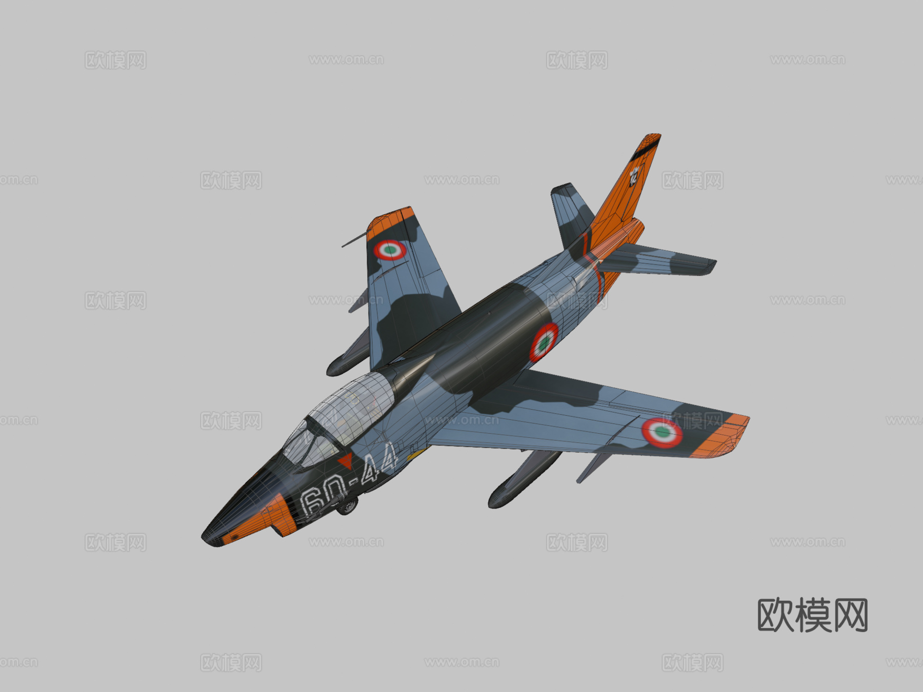 菲亚特G91su模型