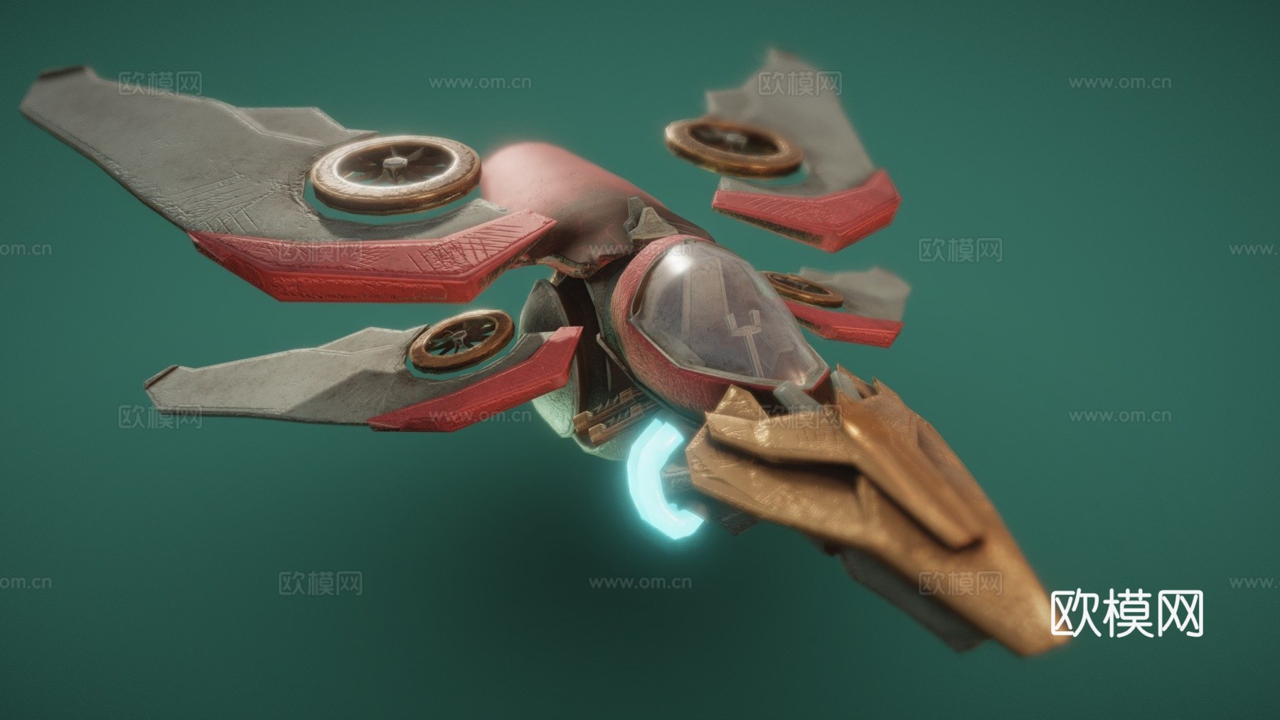 太空船进行中su模型