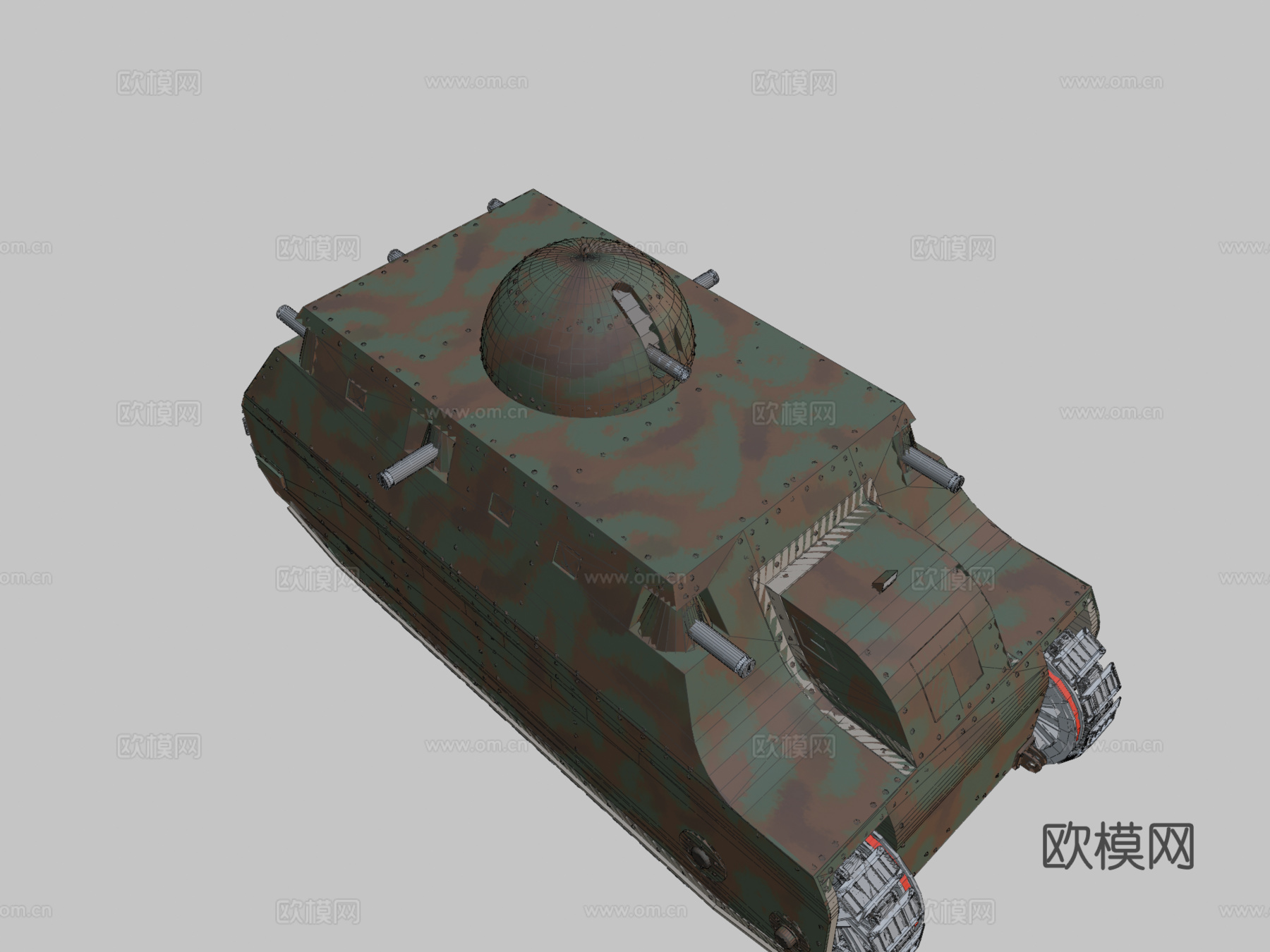 菲亚特2000su模型