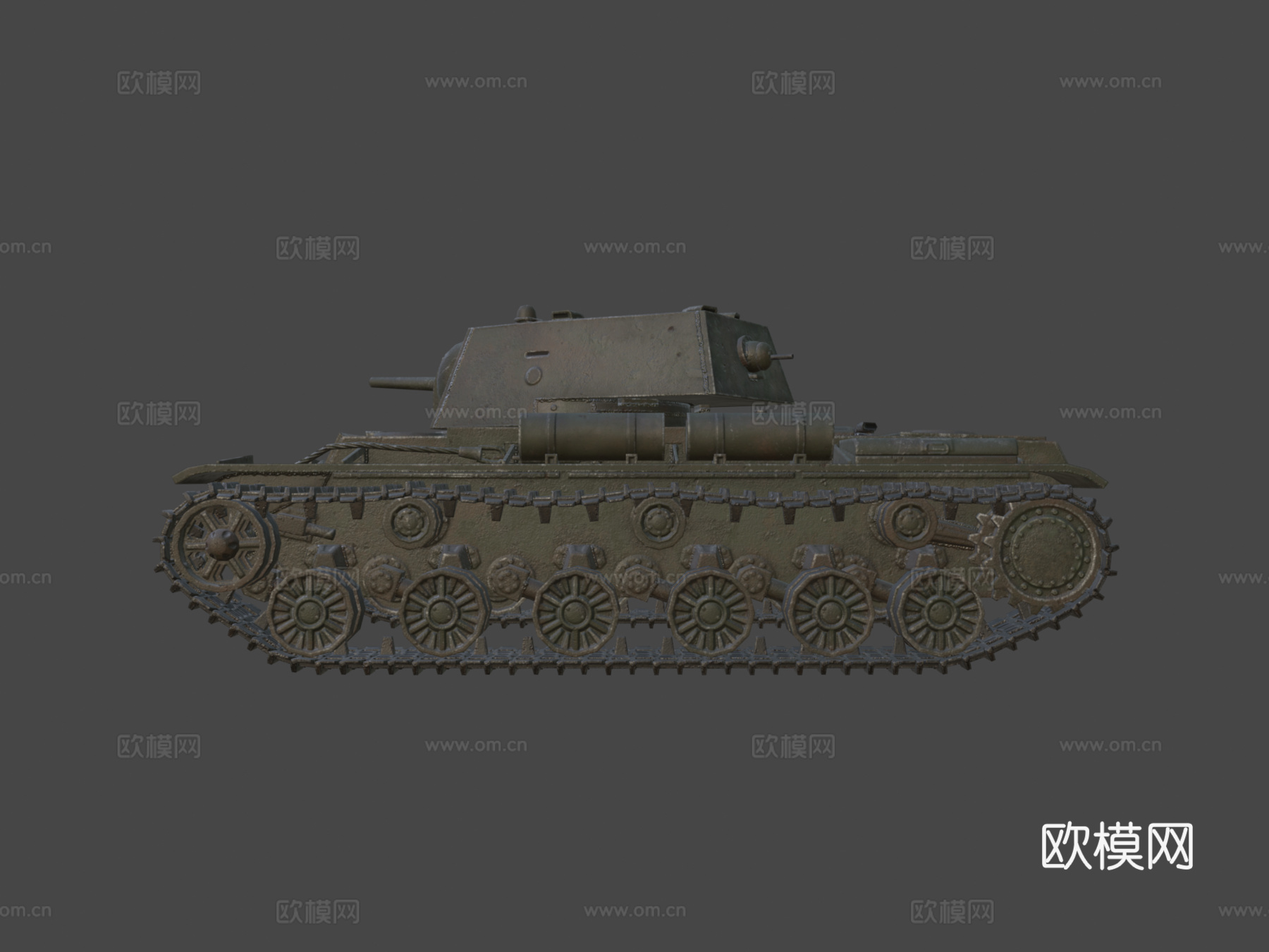 俄罗斯坦克KV8su模型