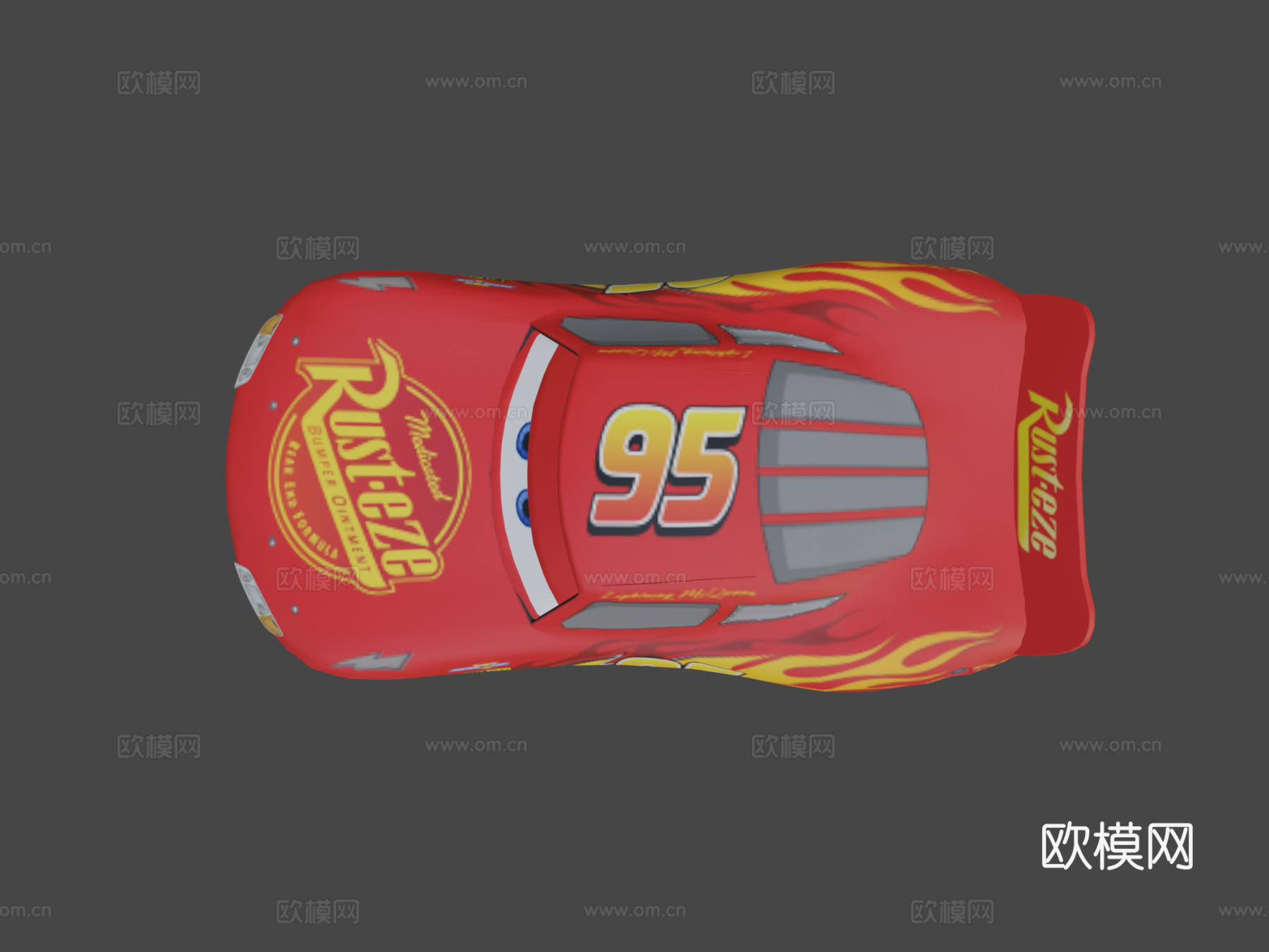 闪电麦昆su模型