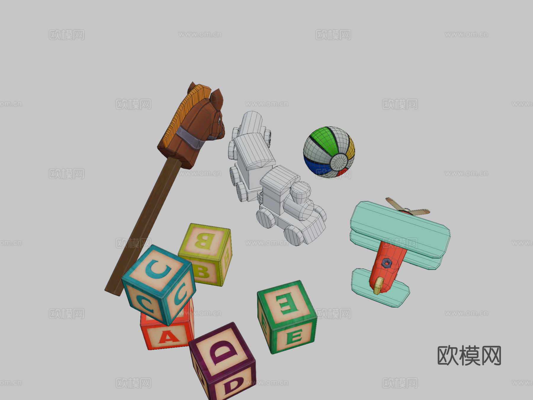 儿童玩具包su模型