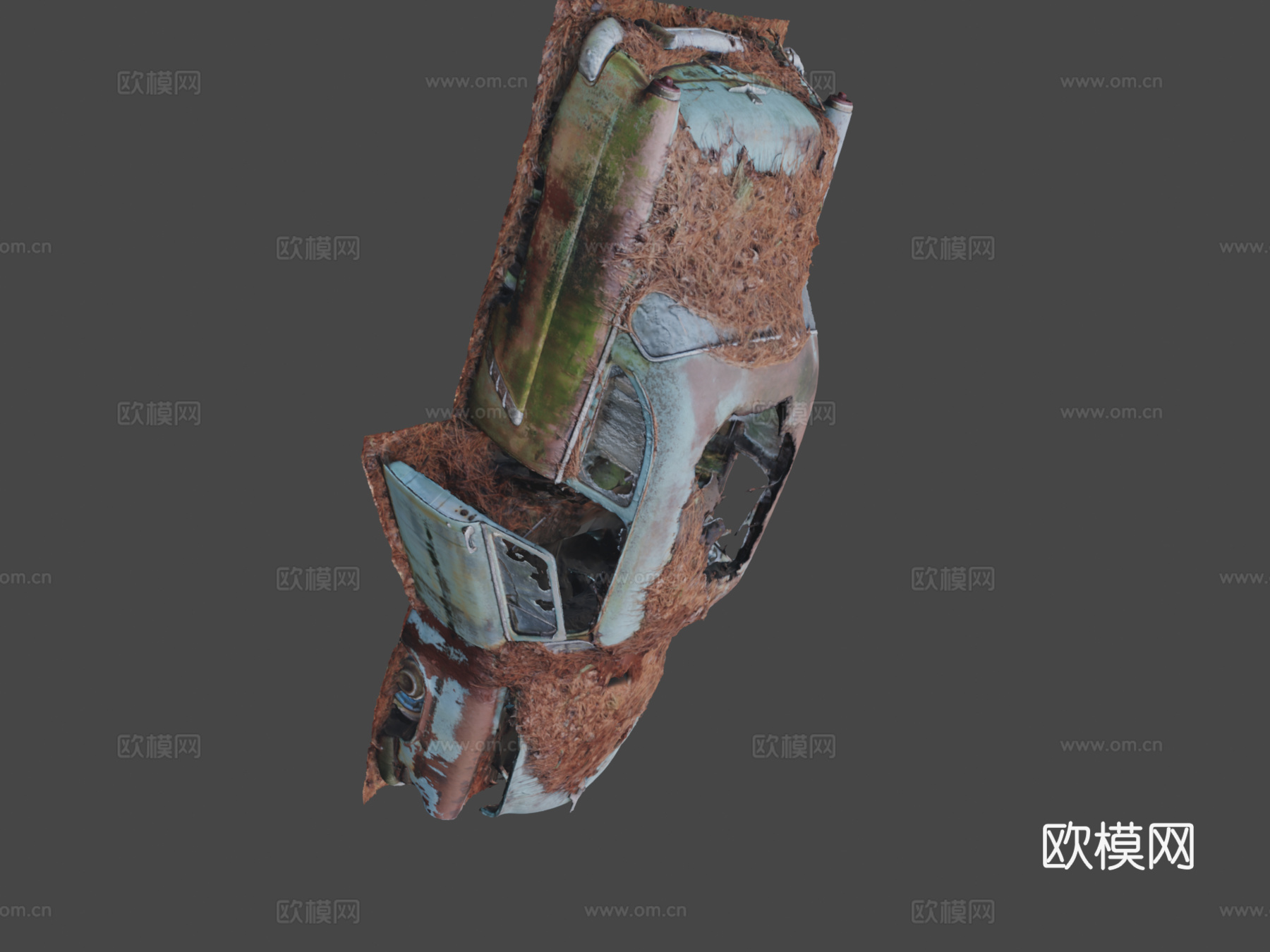 松针汽车原始扫描su模型