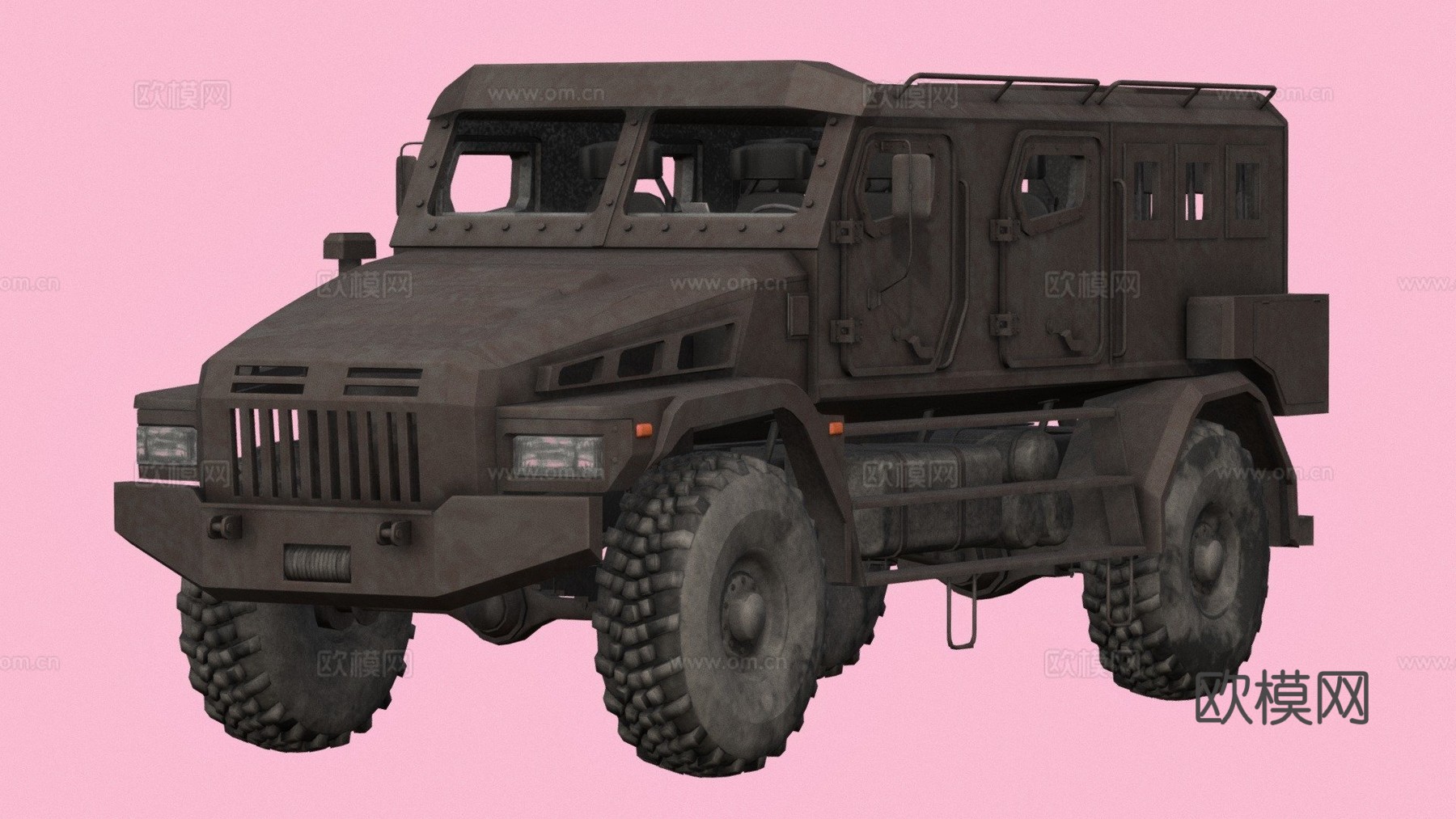 卡玛斯巡逻车su模型