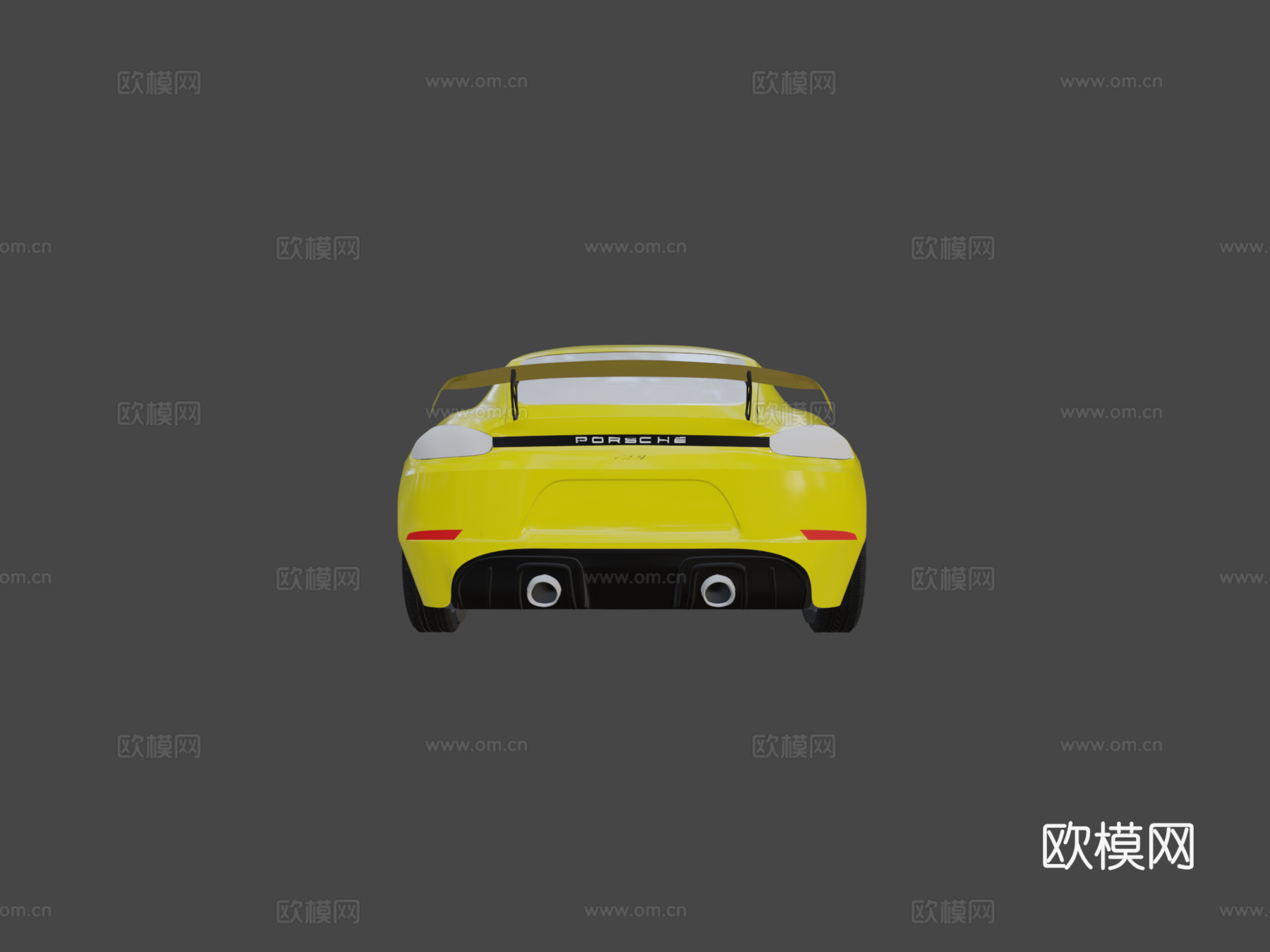 保时捷 718 Cayman GT4su模型