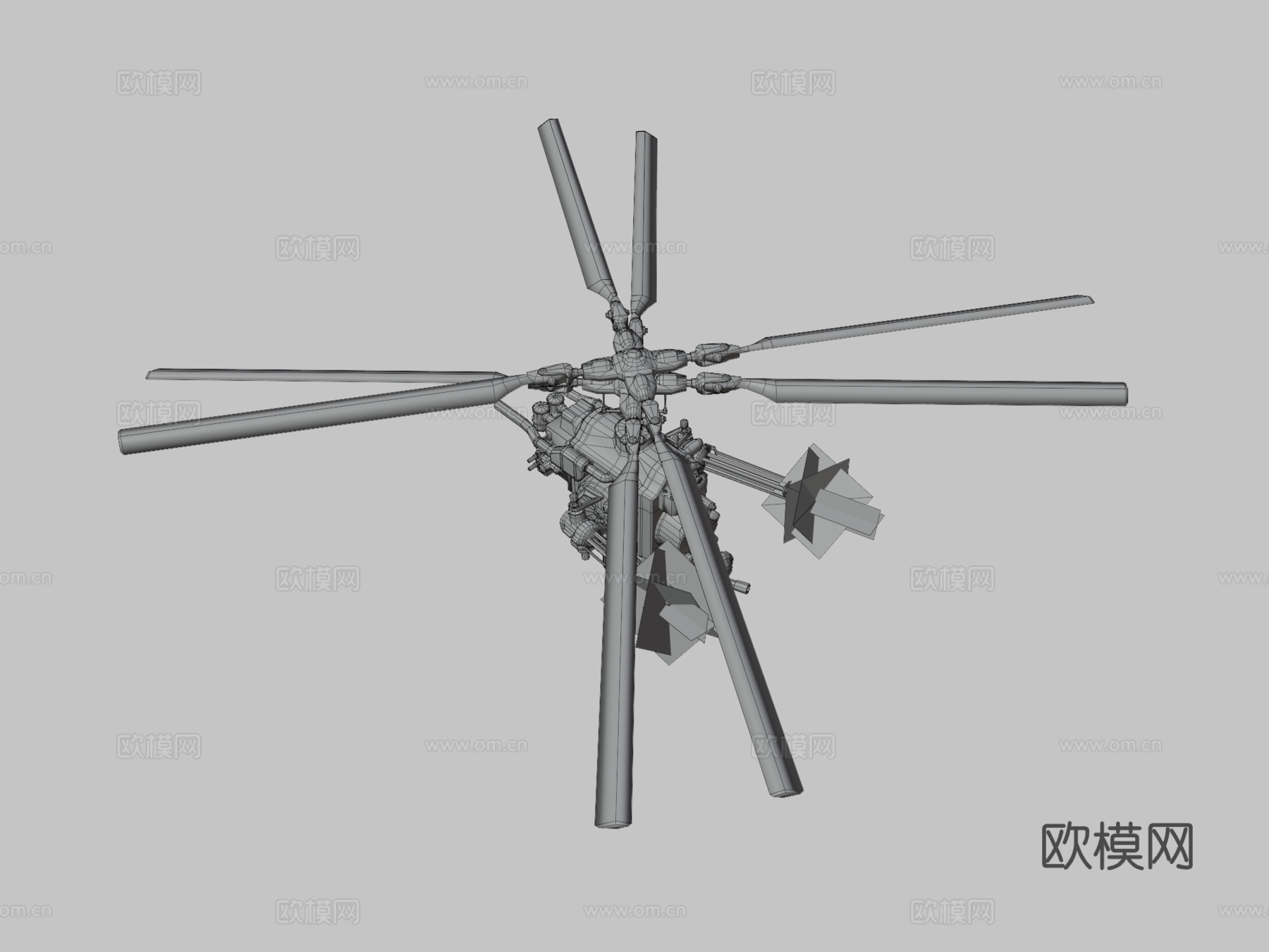 悬浮守卫自动炮塔su模型