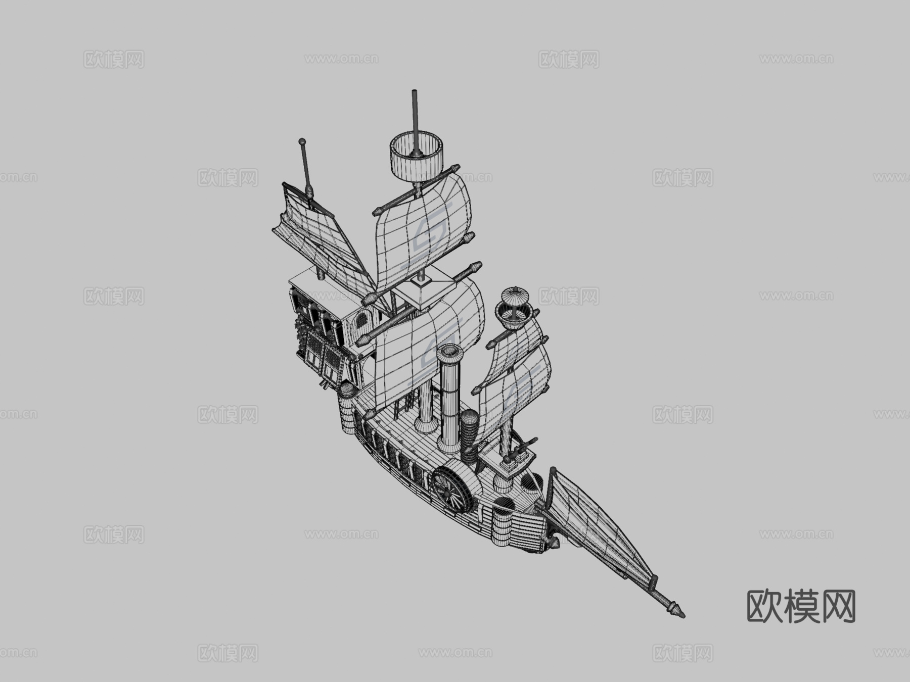 云海盗飞艇SDCsu模型