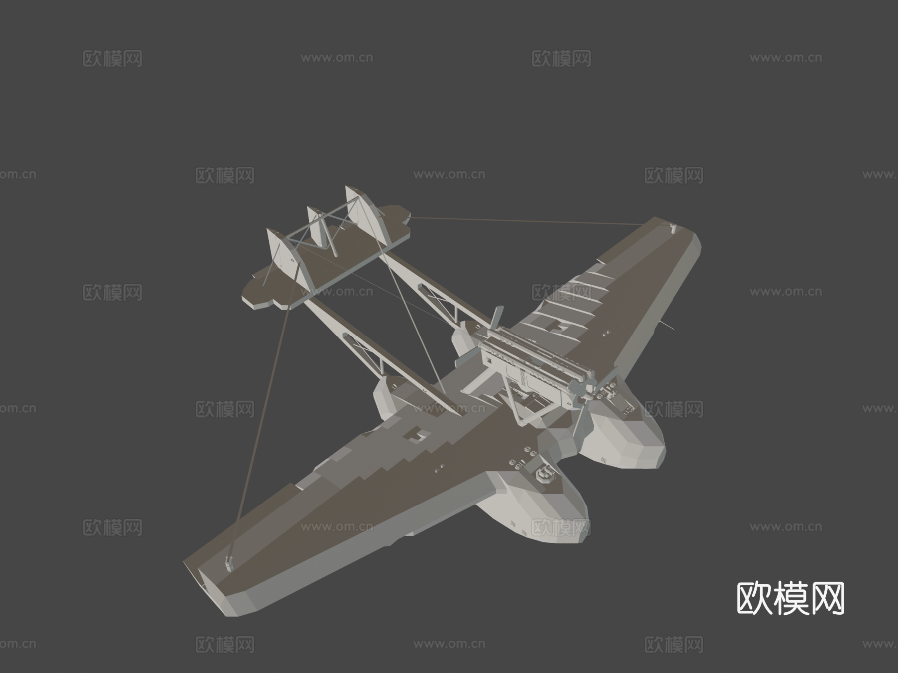 萨沃亚-马切蒂 S.55 风暴工厂su模型