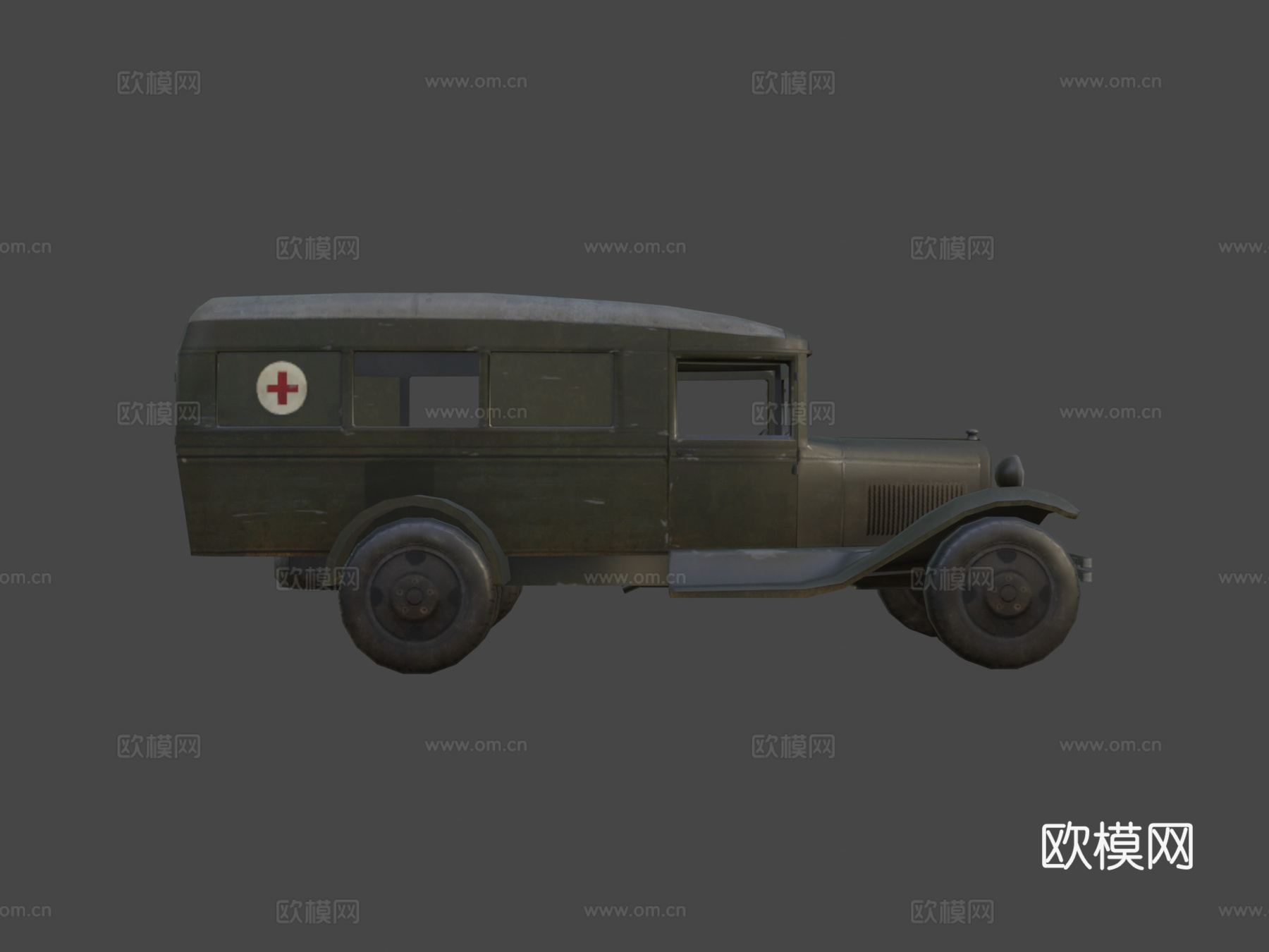 医疗卡车su模型