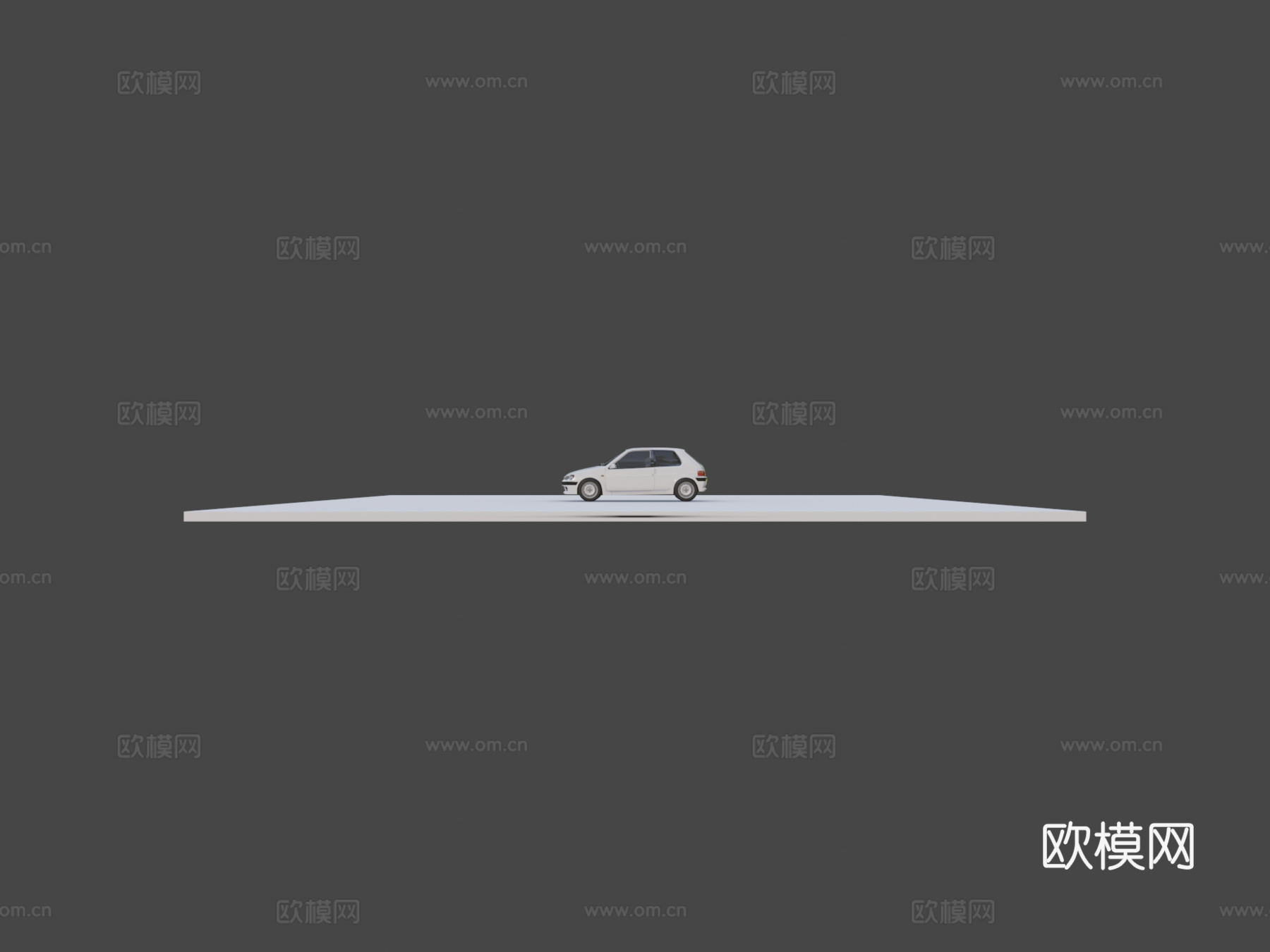 标致106运动版su模型