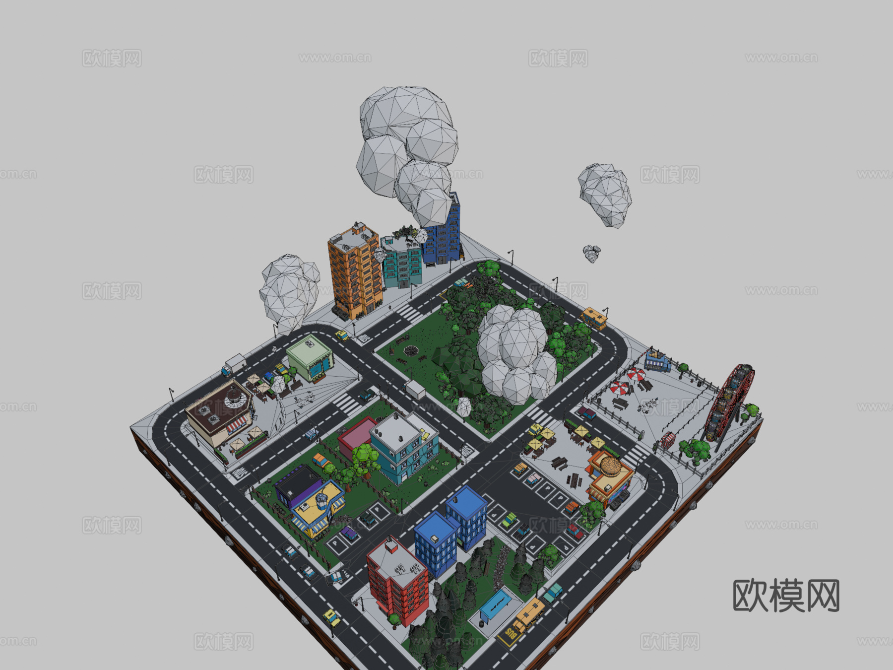 城市su模型