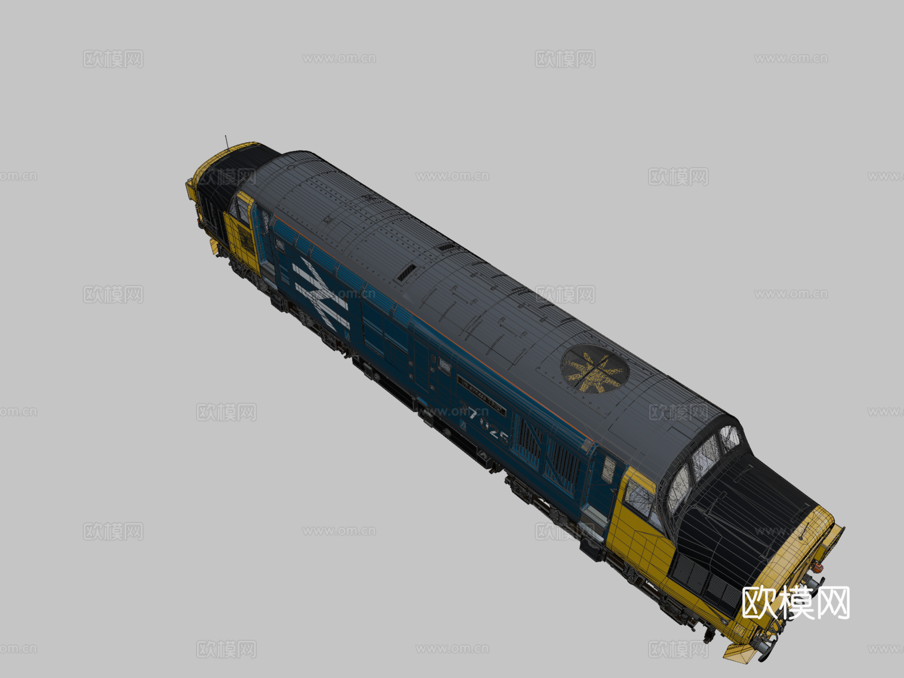 英国铁路 37 型su模型