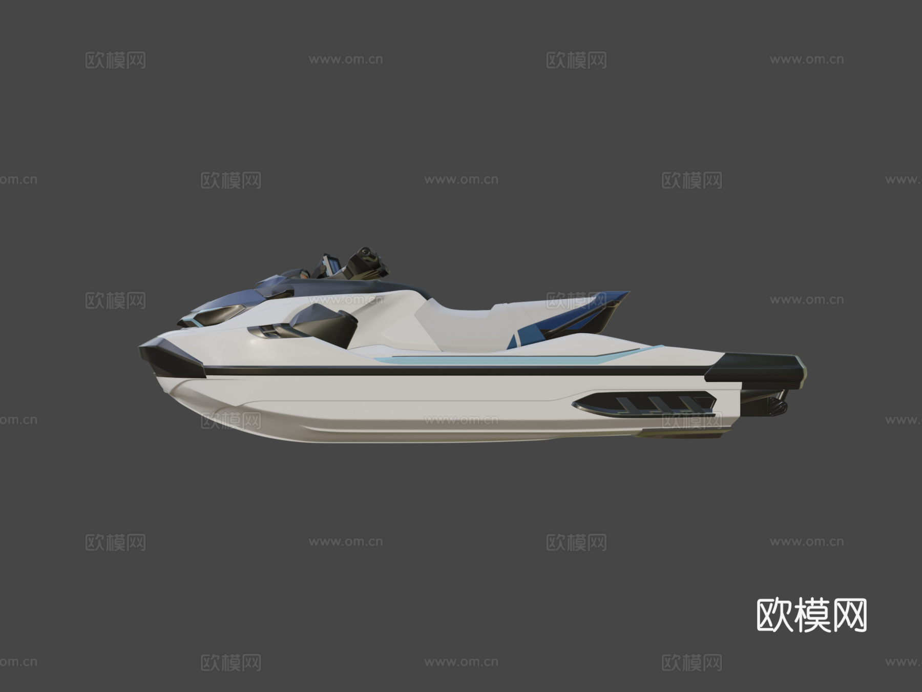 喷气式滑水车su模型