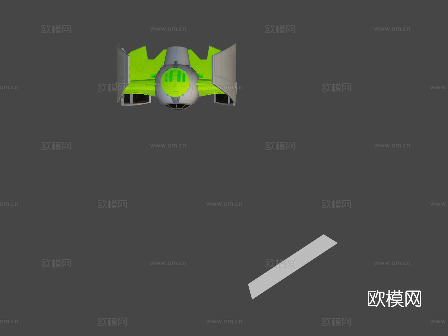 TIE审讯者战斗机星球大战模型su模型