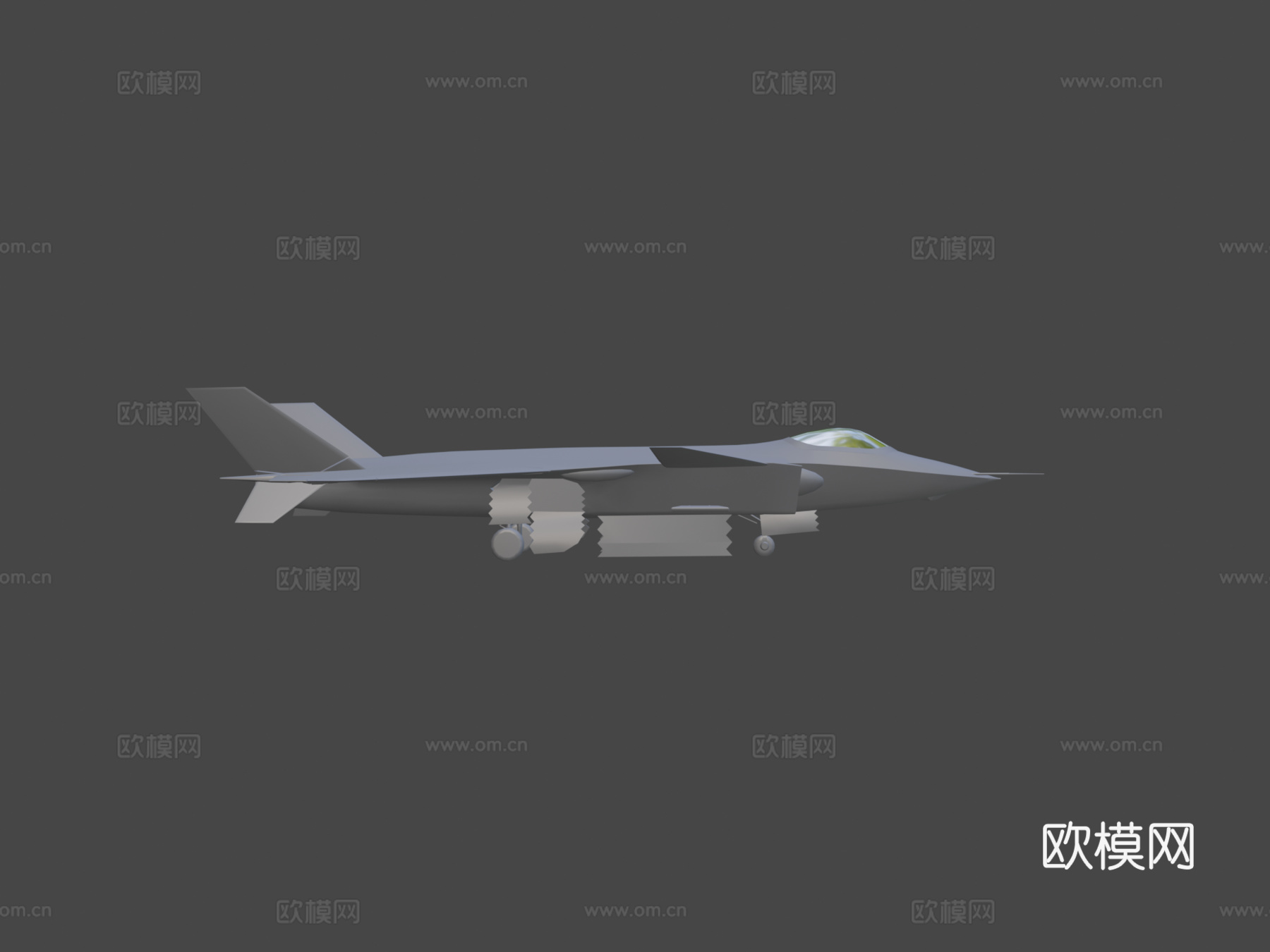 J20 黑鹰喷气式战斗机飞机su模型