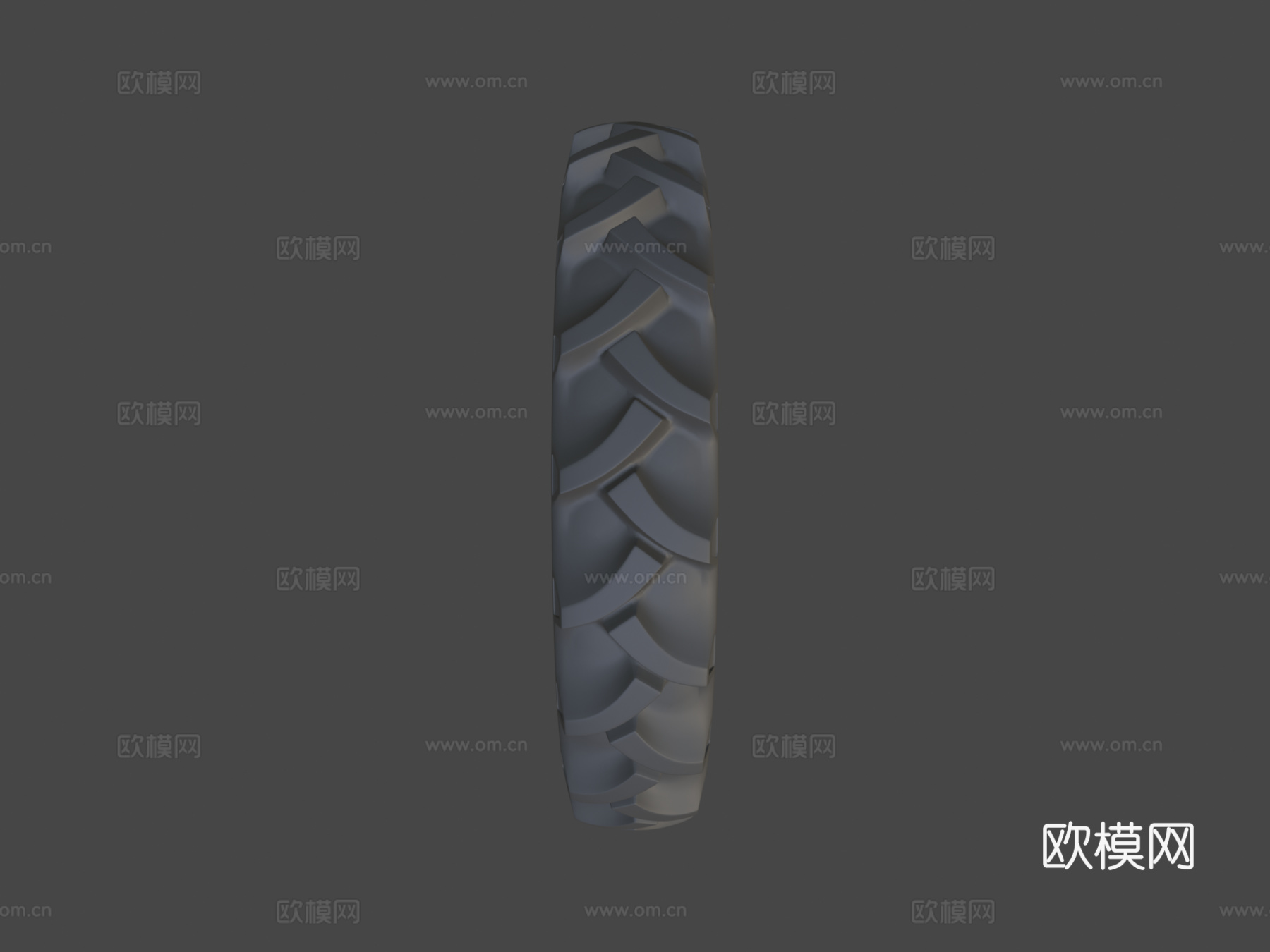 拖拉机轮胎su模型