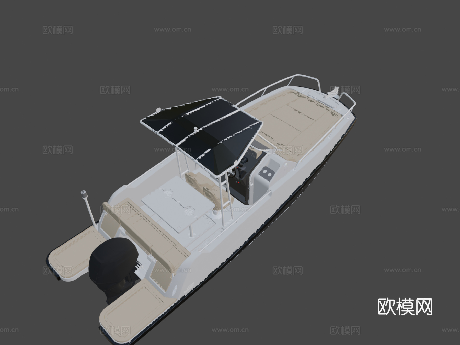 V2船7.0阳光甲板su模型