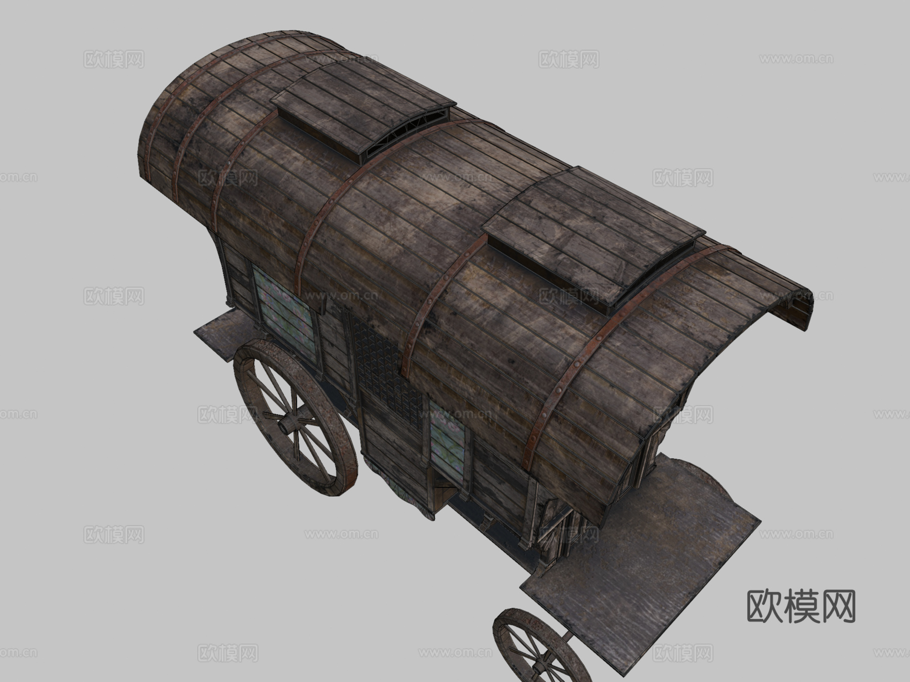 中世纪马车su模型