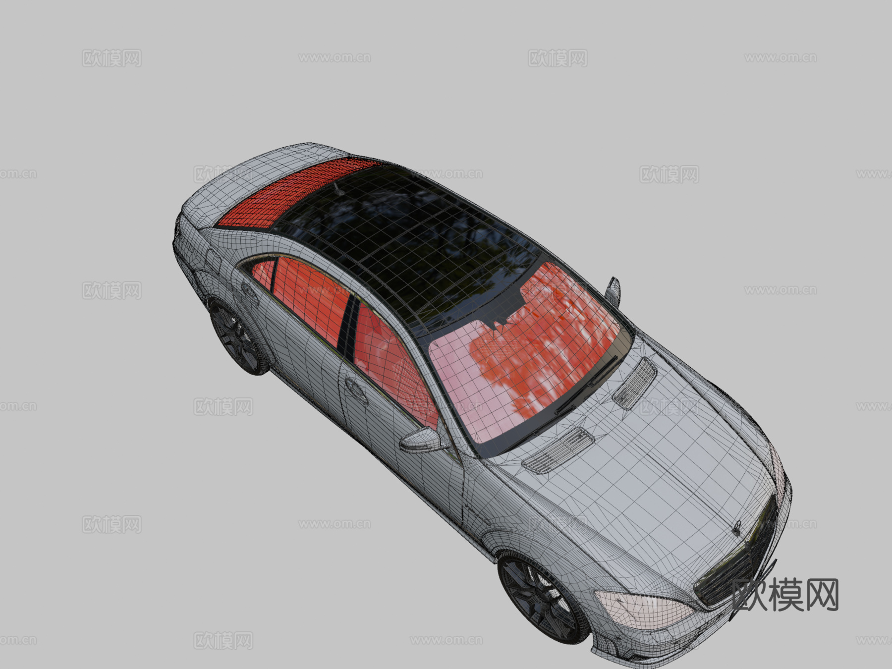 梅赛德斯-奔驰S65 AMG W221su模型