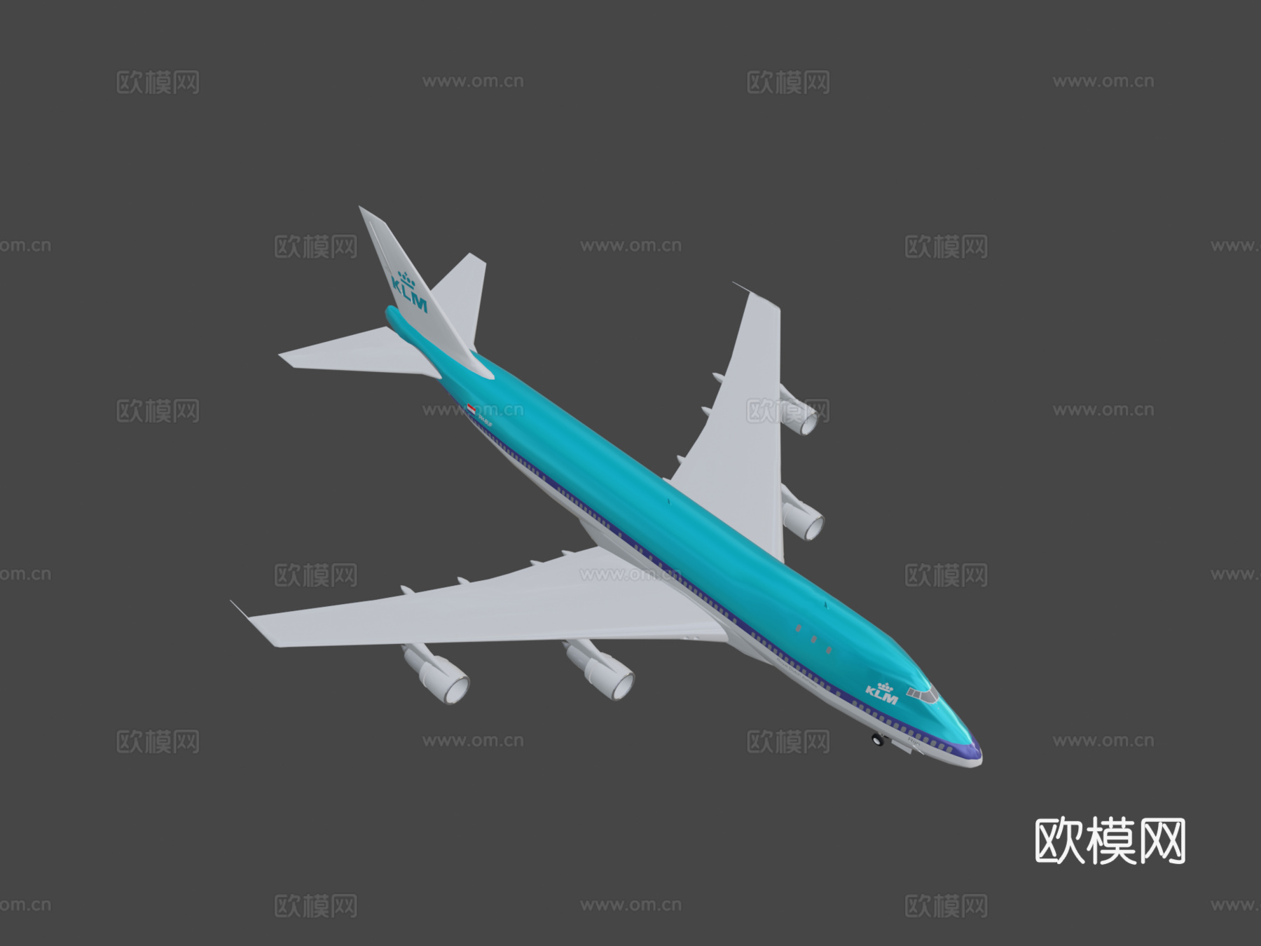 波音747 b747荷兰皇家航空su模型