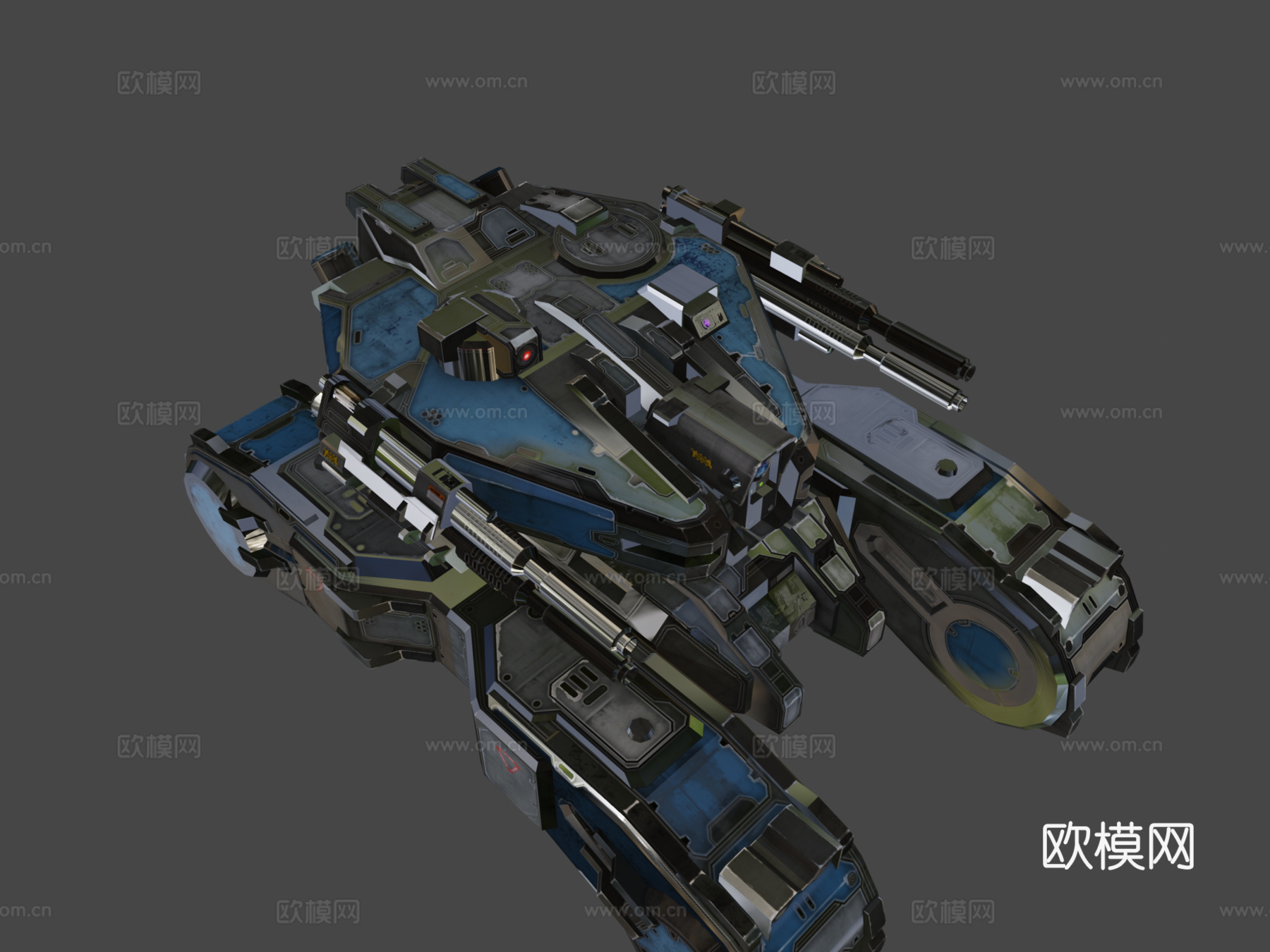 科幻坦克MK1su模型