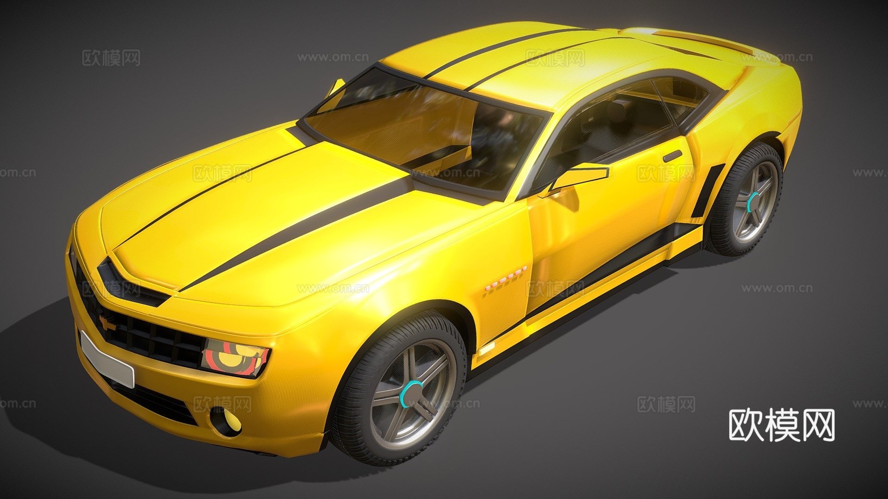 雪佛兰科迈罗汽车su模型