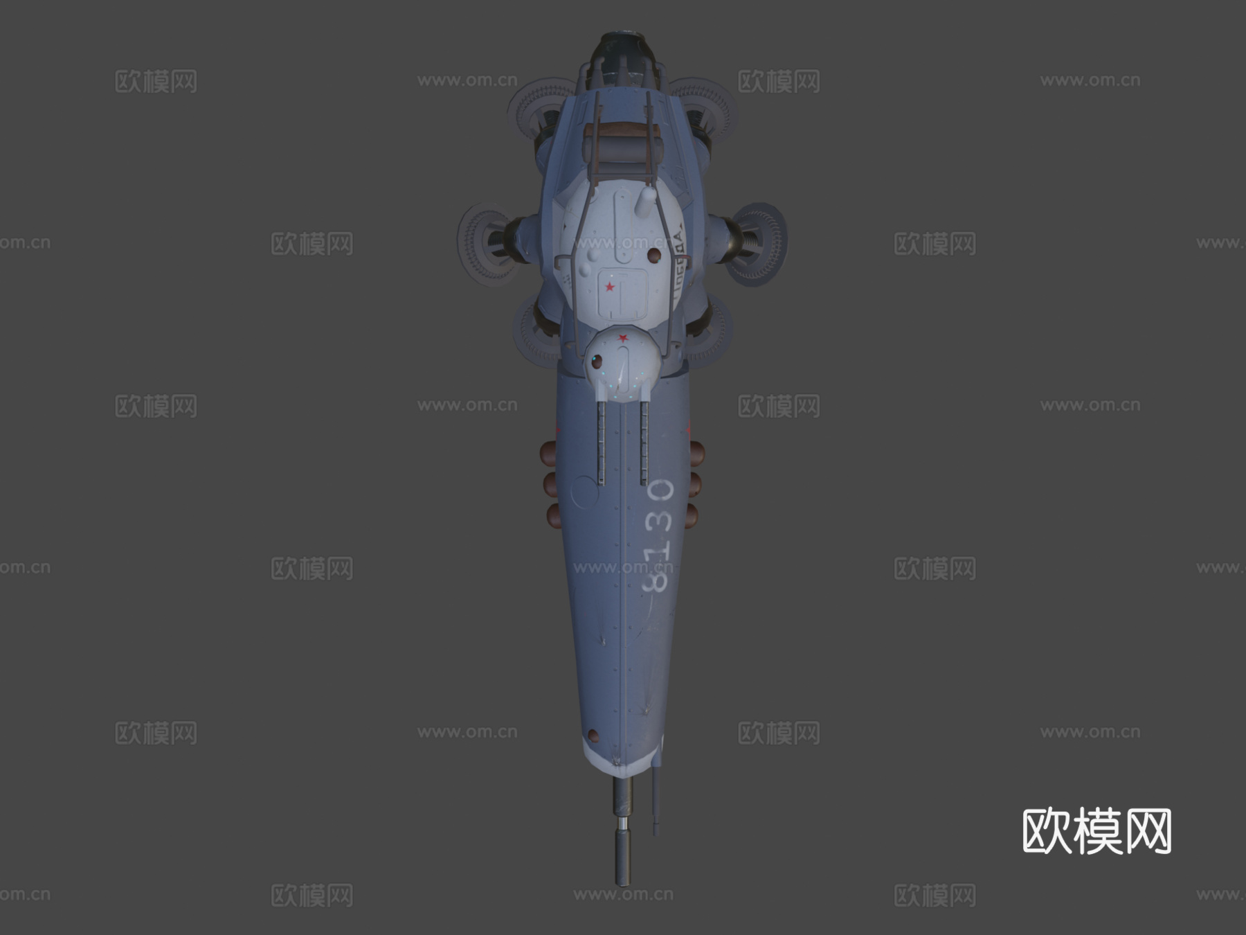 俄罗斯 气垫船 坦克 MK II 新su模型