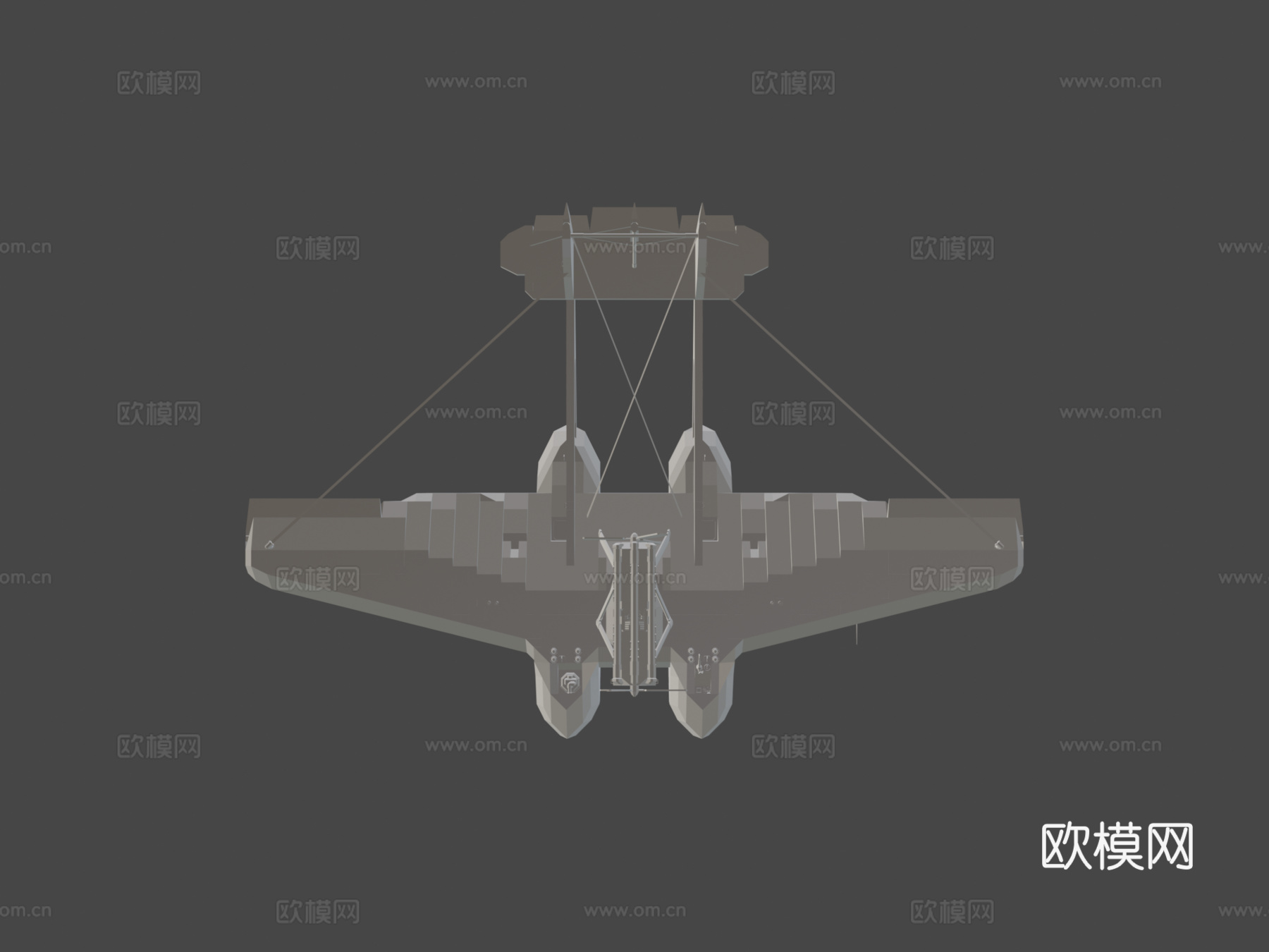 萨沃亚-马切蒂 S.55 风暴工厂su模型