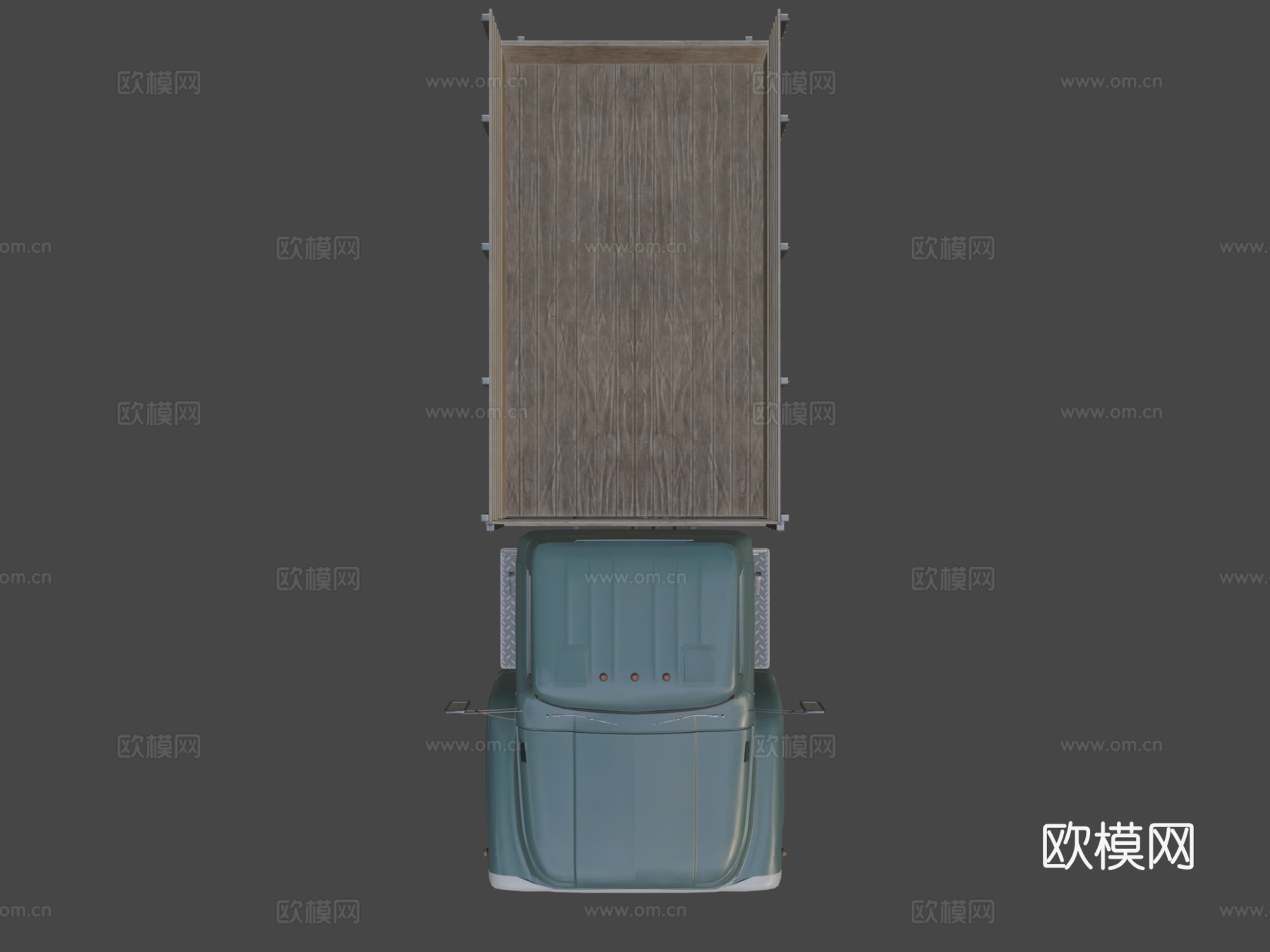 ZIL 130车身低多边形su模型