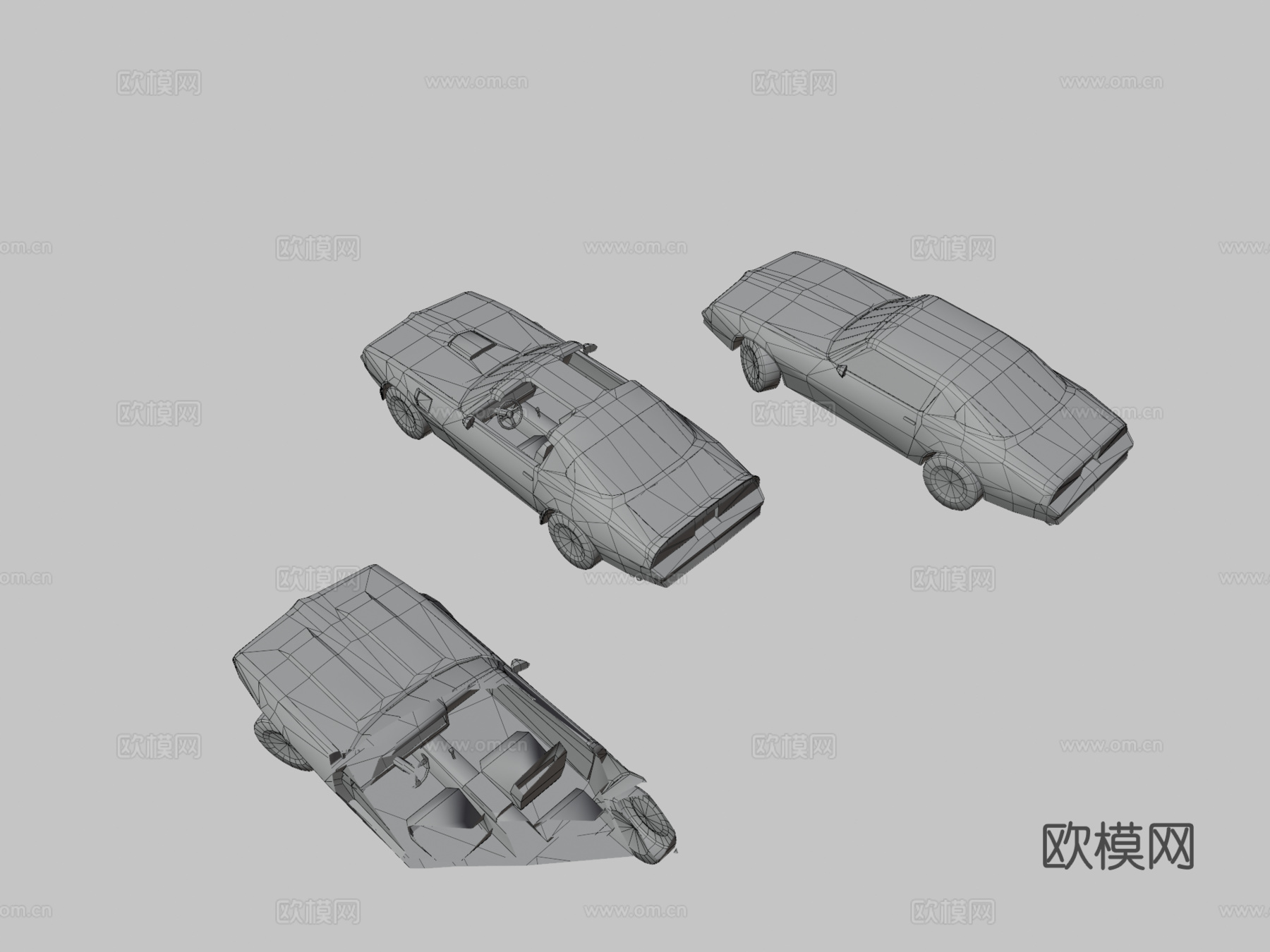 庞蒂亚克火鸟su模型