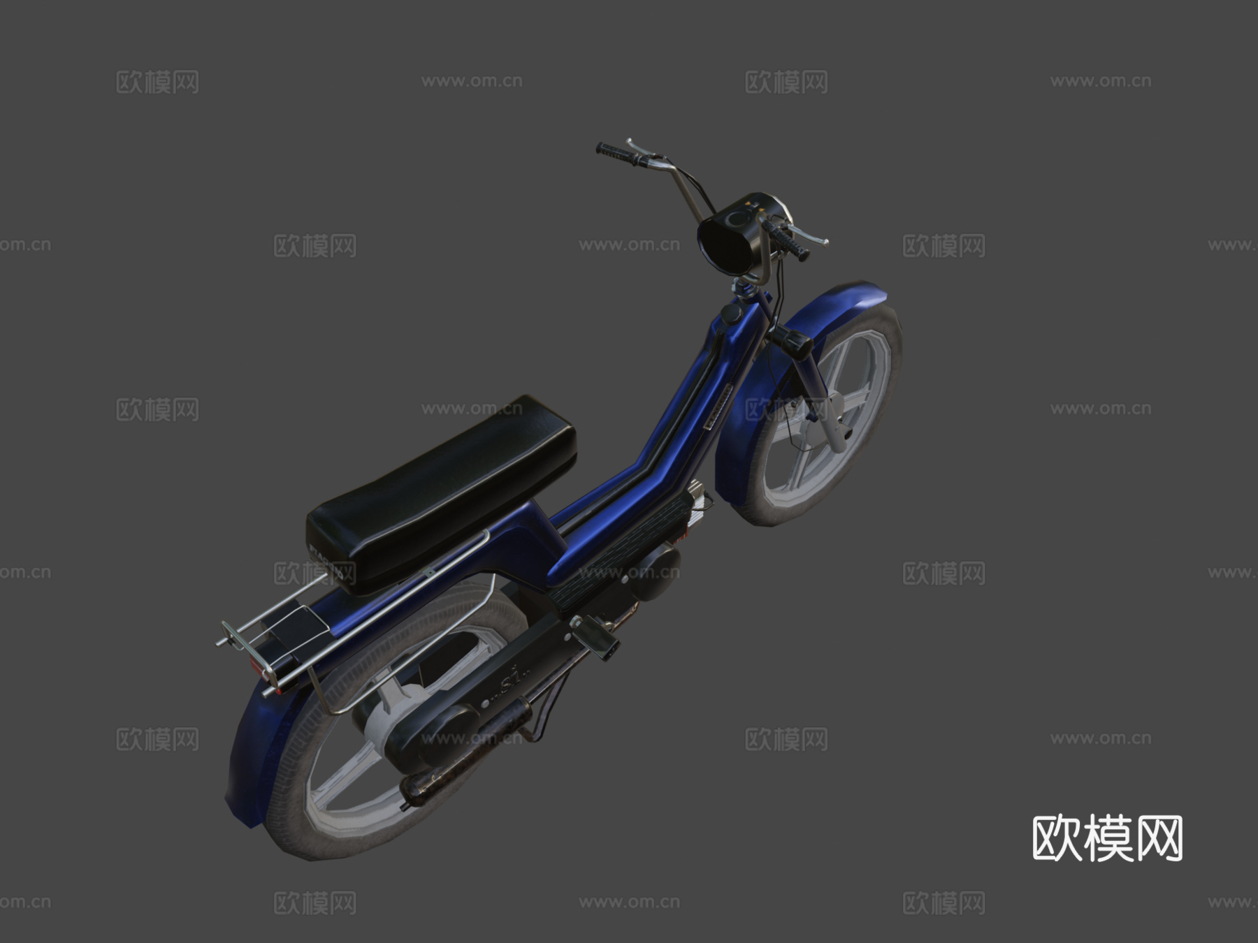 比亚乔SI踏板车su模型