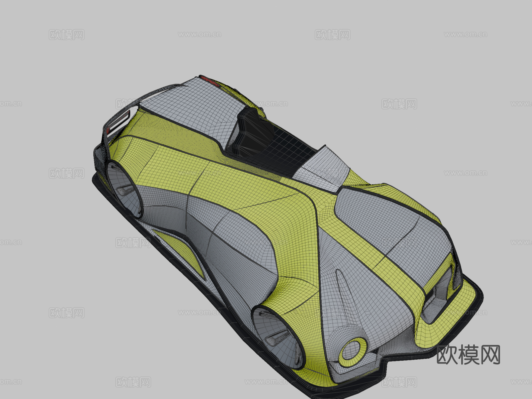 不对称汽车 VR 研究su模型su模型