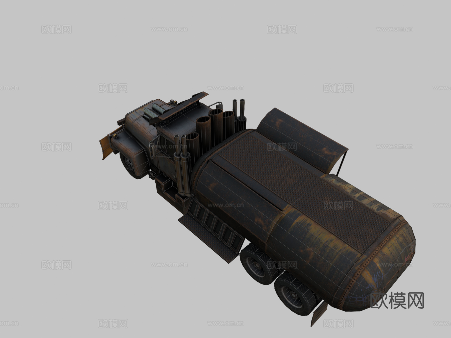 后末日 厨房卡车su模型