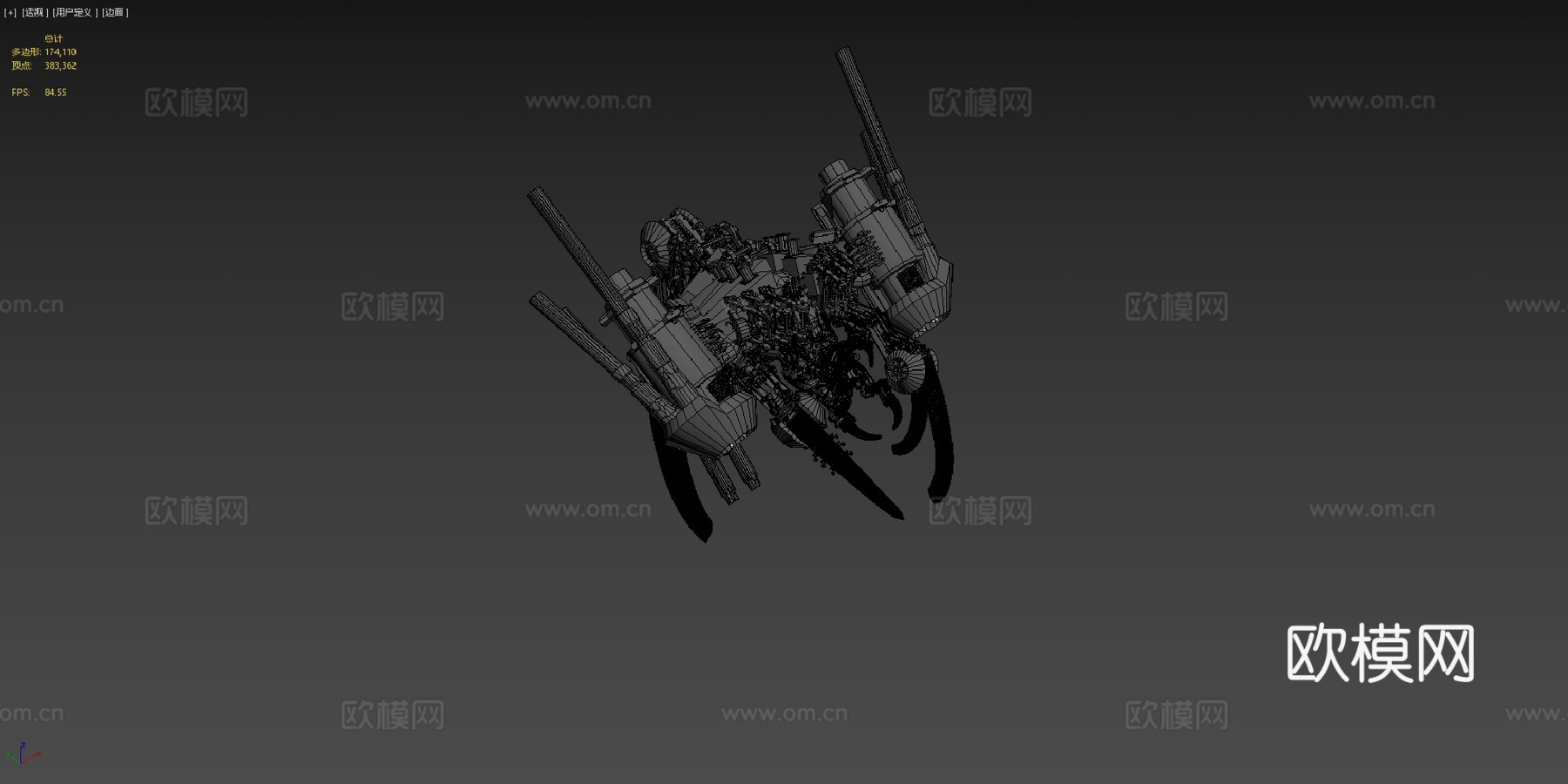 ZBrush 4R4如何使用插入网格绘制机甲.3su模型