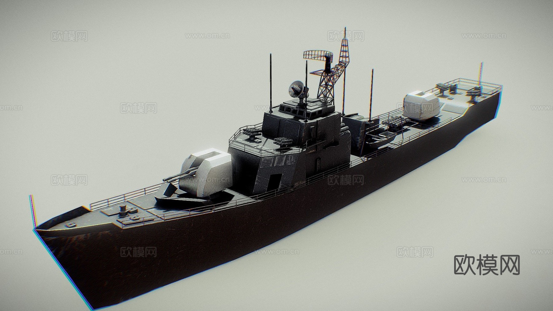 佩佳级 护卫舰 苏联舰船su模型
